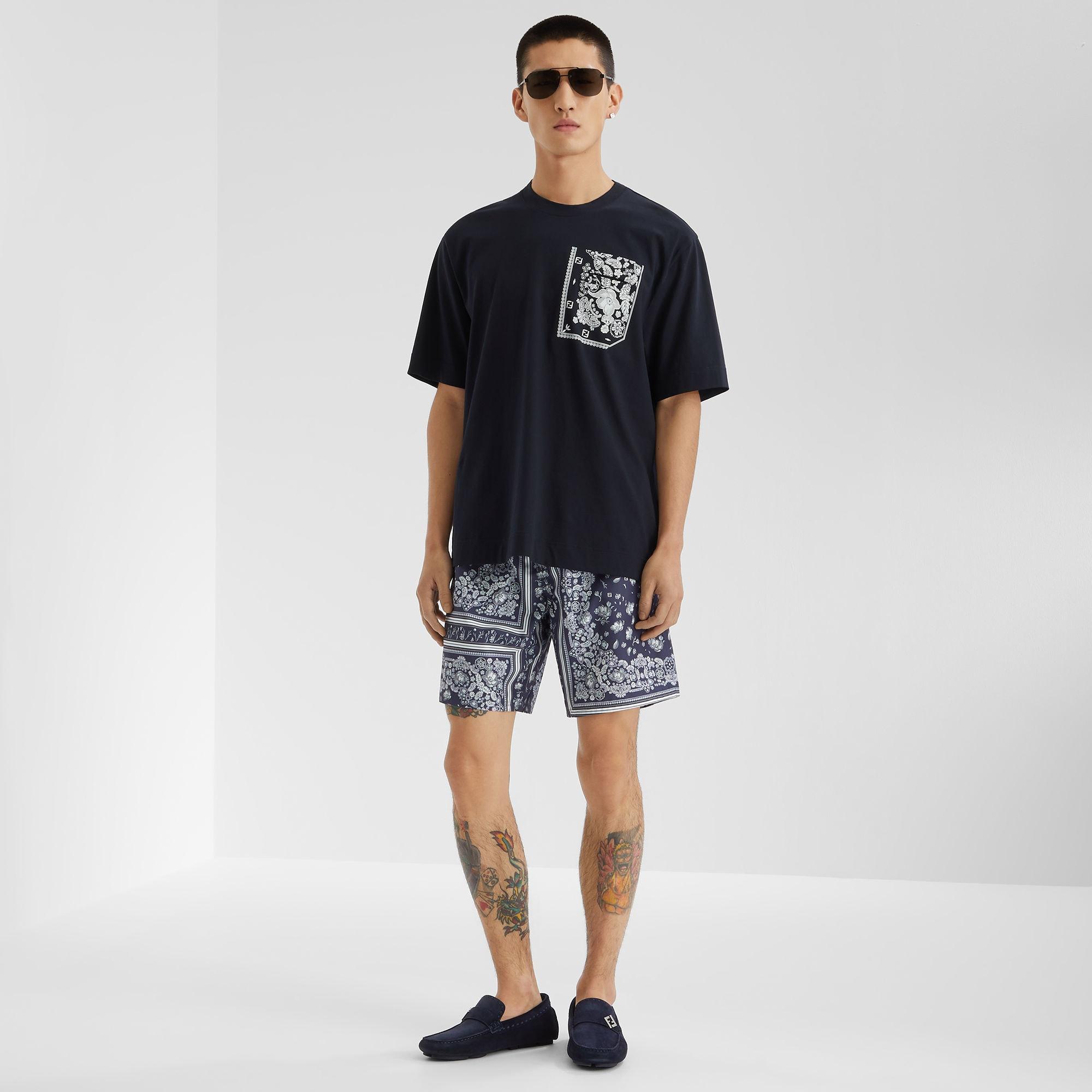 T-ShirtBlue cotton T-shirt Product Image