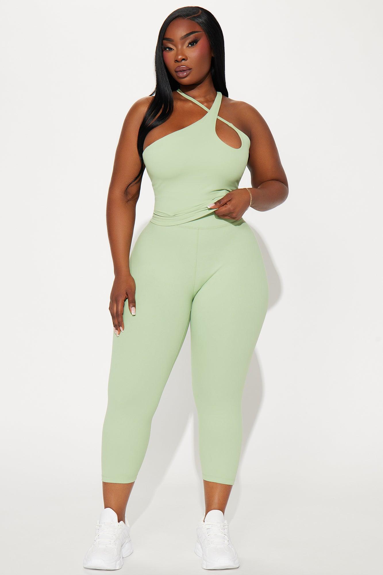 Flexibility Super Soft Capri Active Legging - Sage Product Image