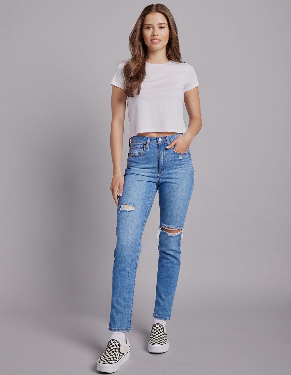 RSQ Womens Vintage Mom Jeans - LIGHT WASH Product Image