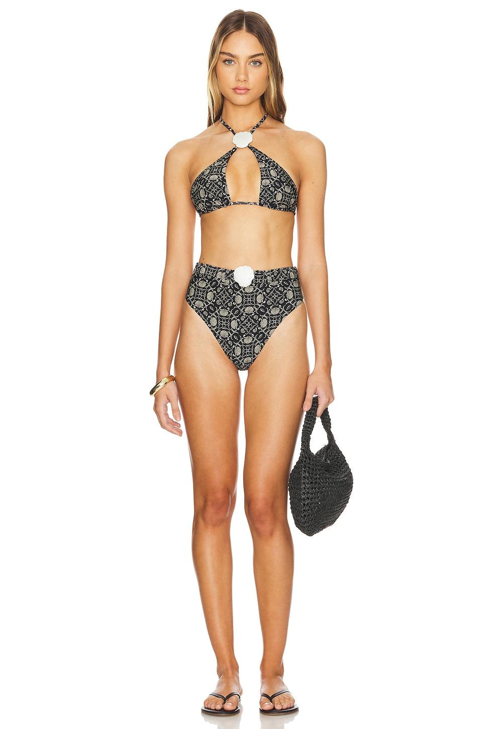 Shell Cross Front Halter Top Product Image