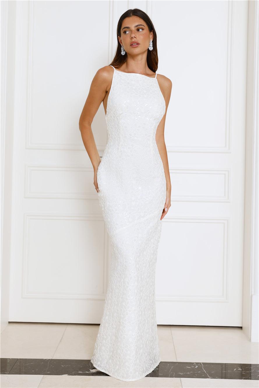 Tidepool Dreams Maxi Dress Cream Product Image