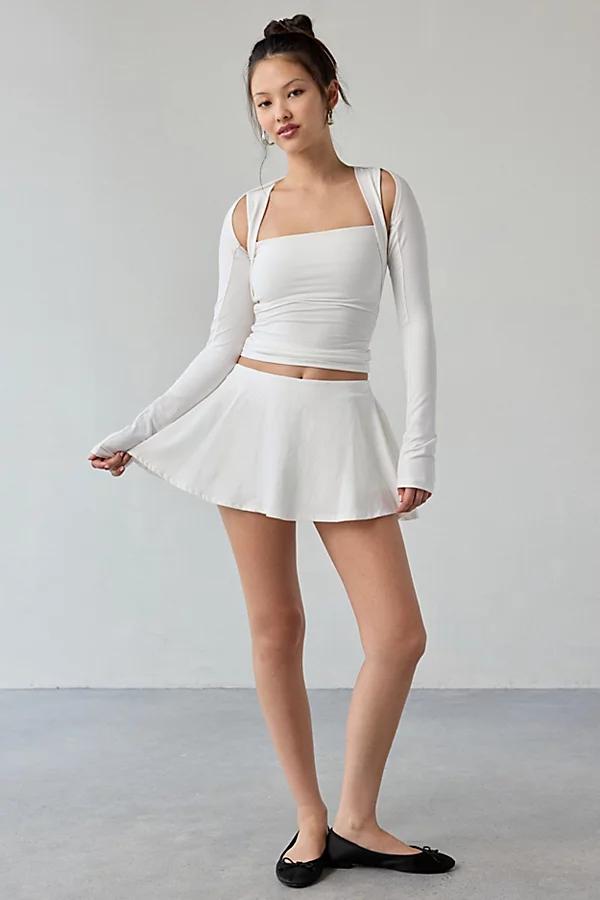 Out From Under Bec Skater Mini Skort Womens at Urban Outfitters Product Image