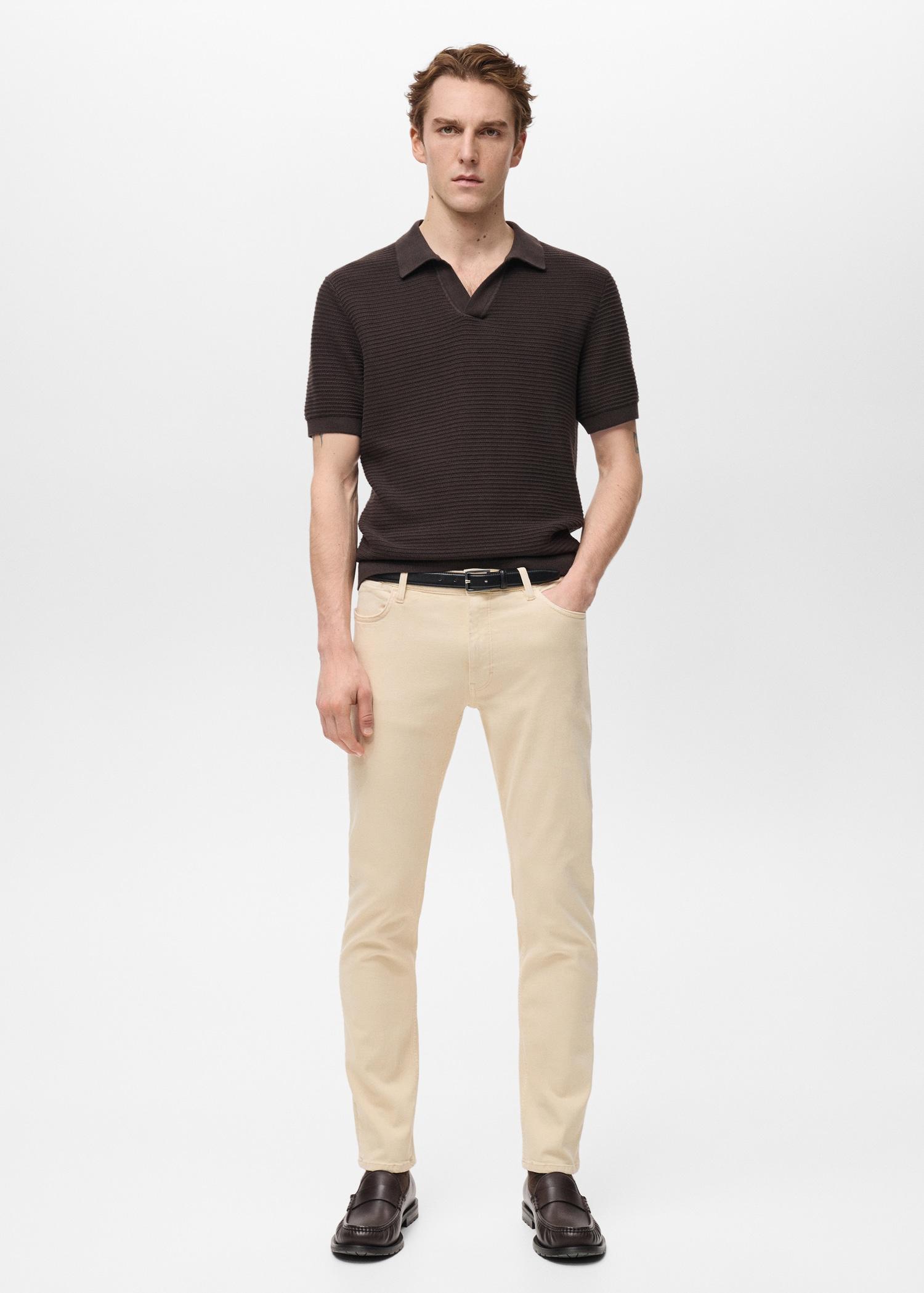 Slim fit Ultra Soft Touch Patrick jeans - Men | MANGO USA Product Image