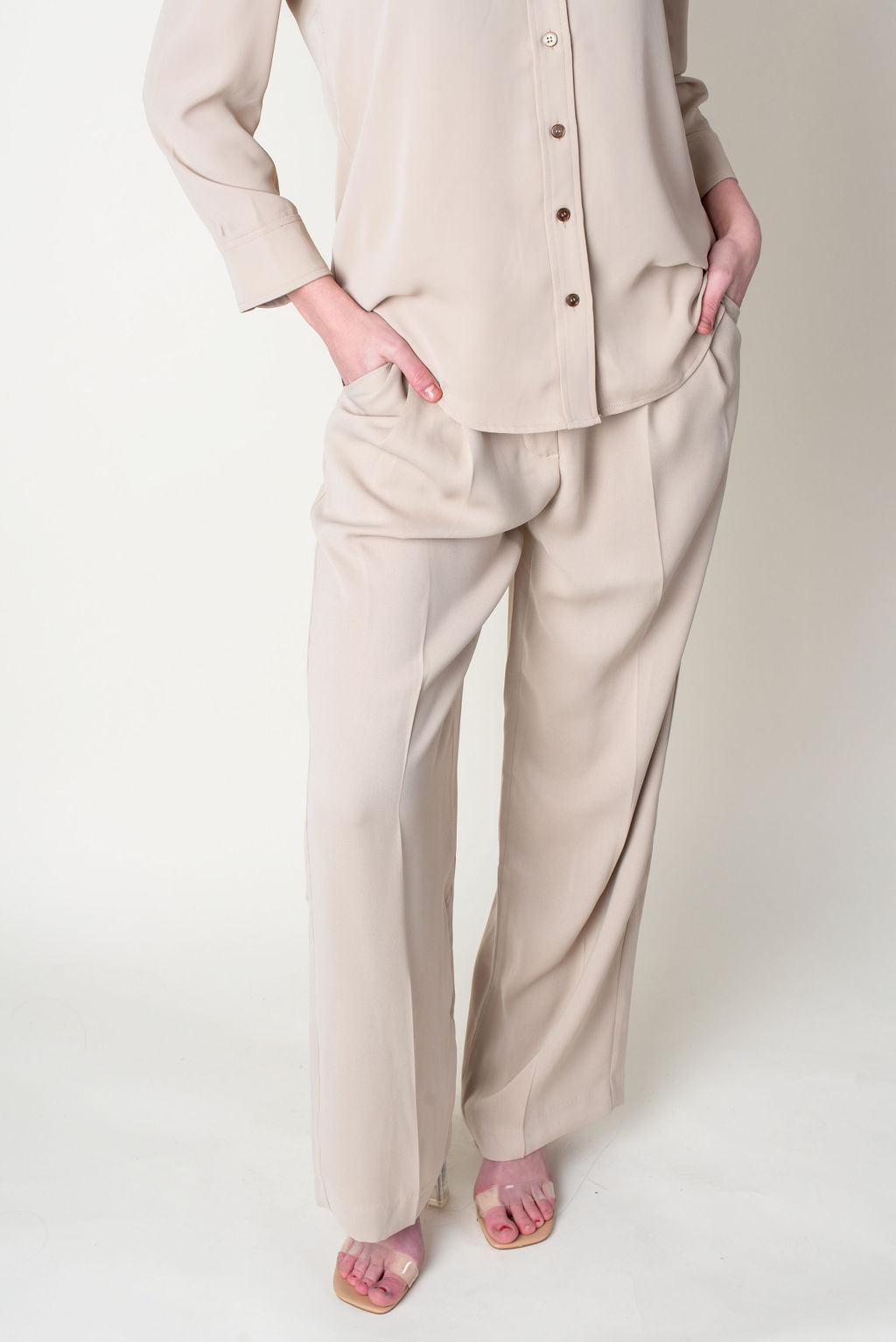Jules High Waist Wide Leg Trousers Product Image