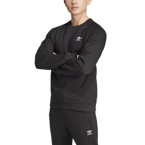 adidas Mens adidas Originals Trefoil Essentials Sweater - Mens Black Product Image