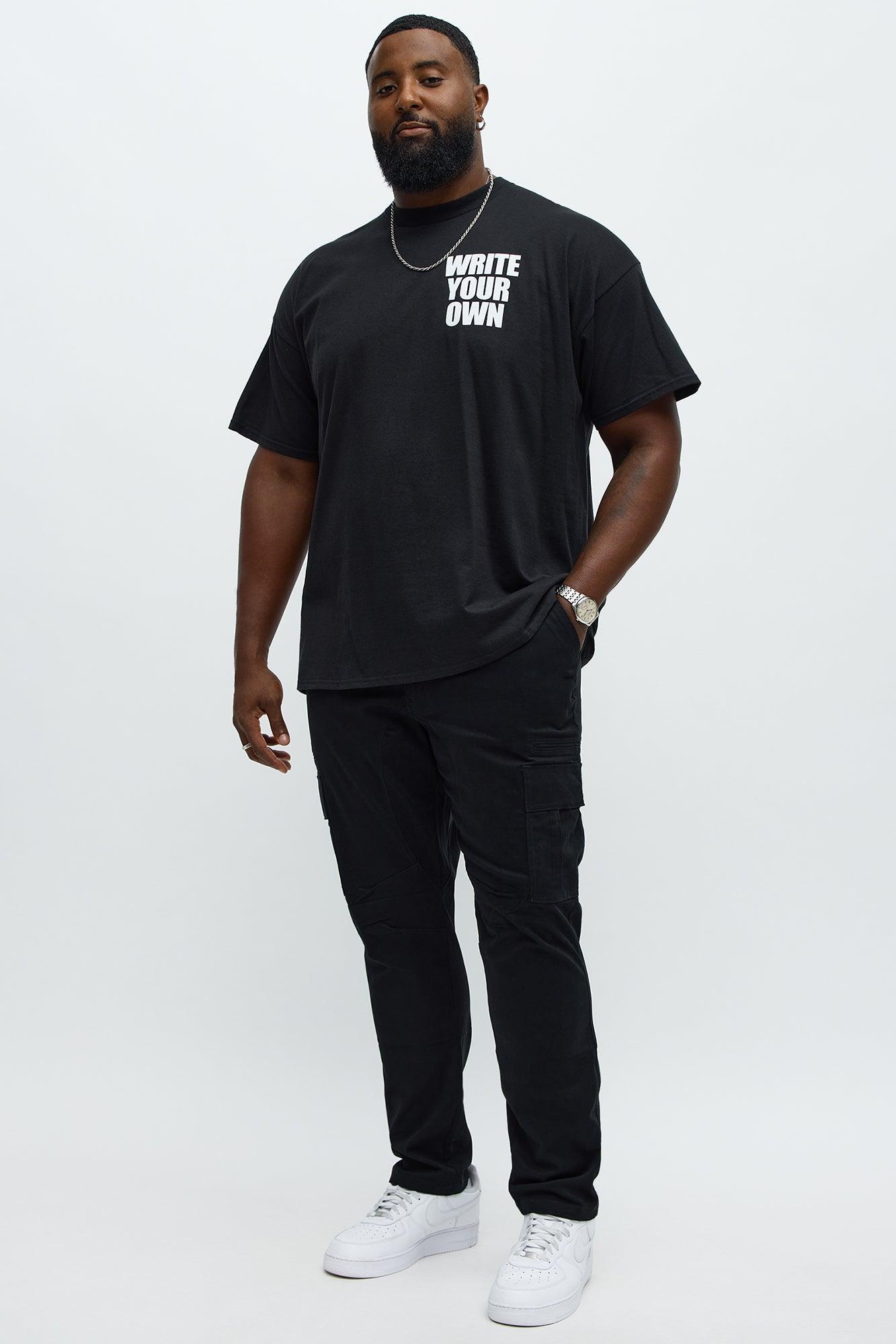 Skinny Striker Cargo Pants - Black Male Product Image