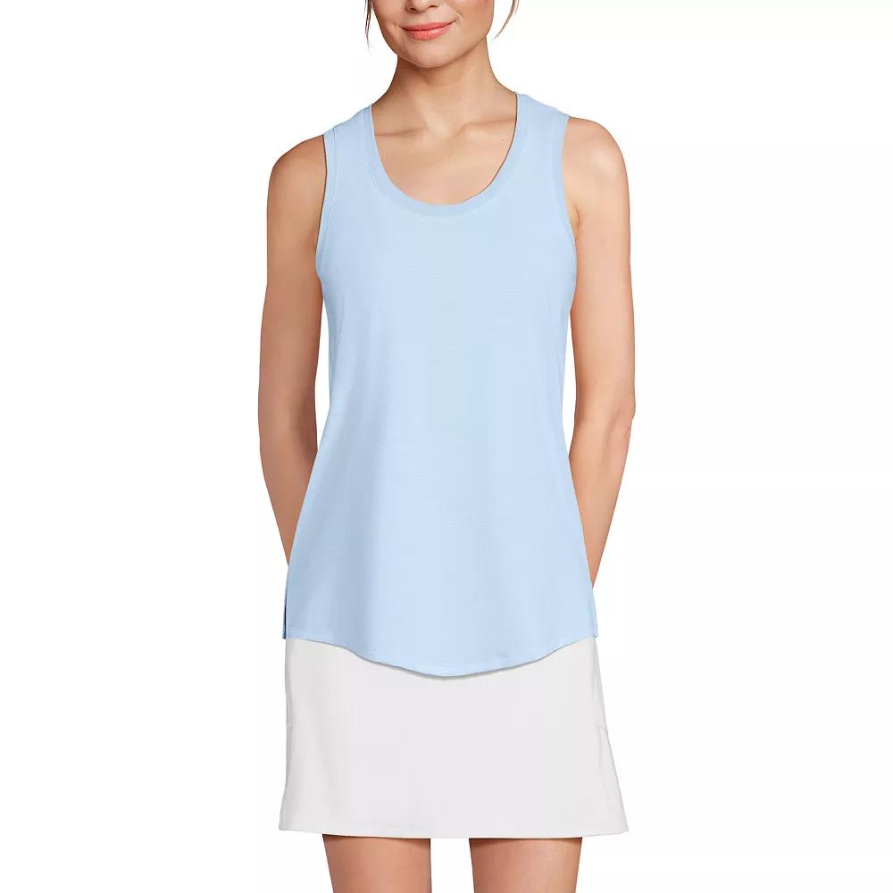 Petite Lands' End Sleeveless Power Performance Scoop Neck Tunic Tank, Women's,  Product Image
