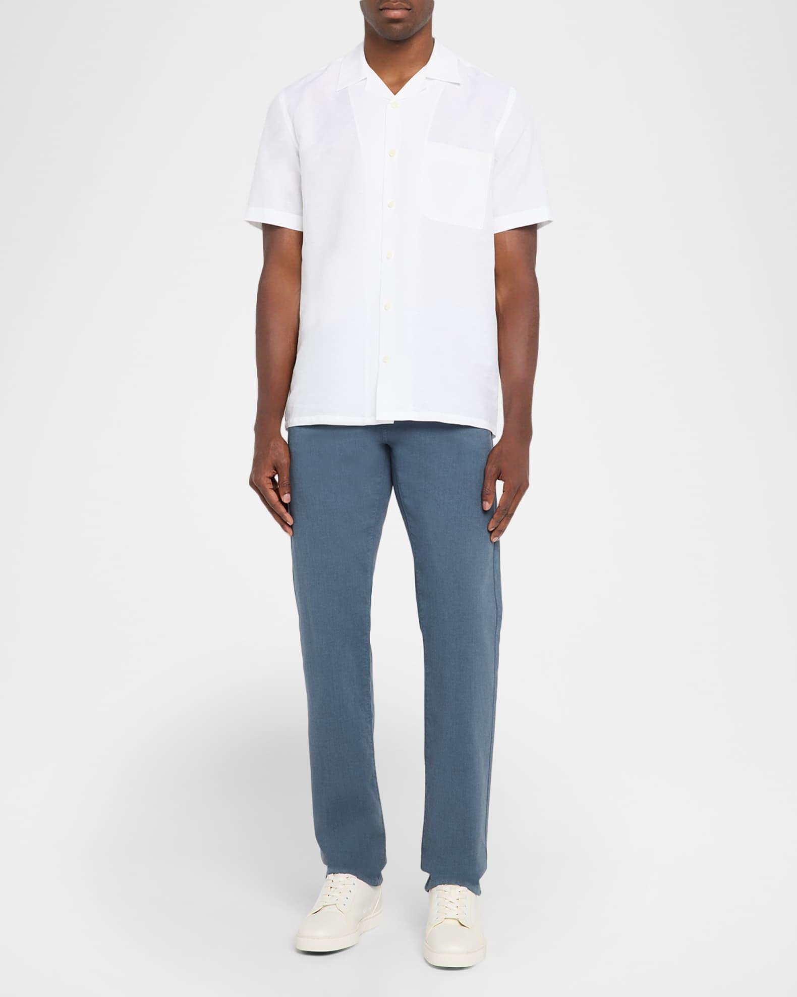 Men's Linen and Cotton Pocket Camp Shirt Product Image