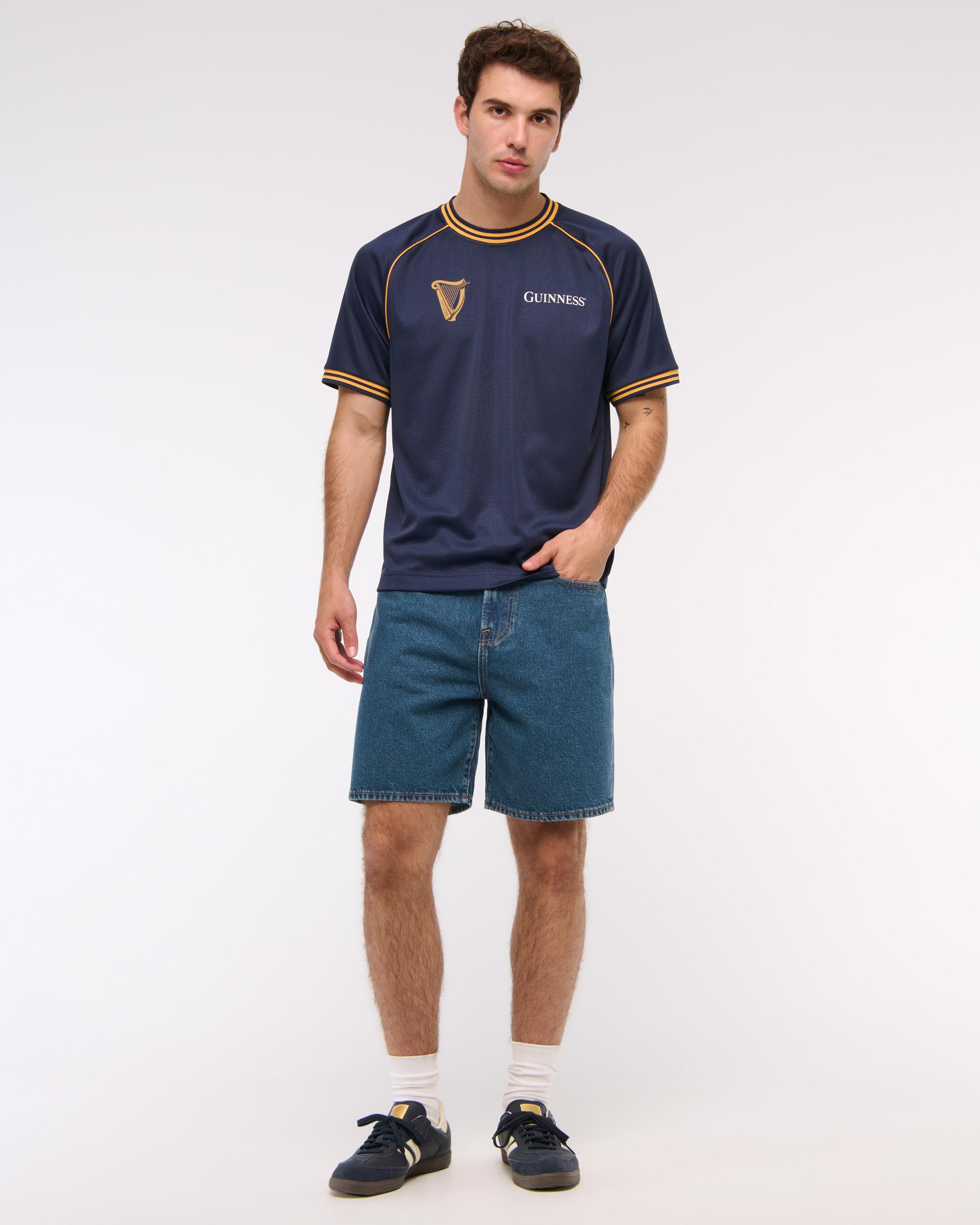 Loose Denim Short Product Image