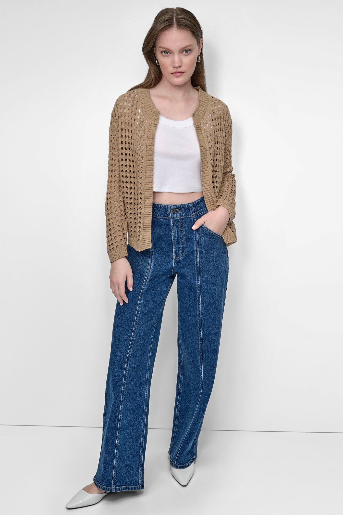 OPEN-STITCH CARDIGAN Product Image