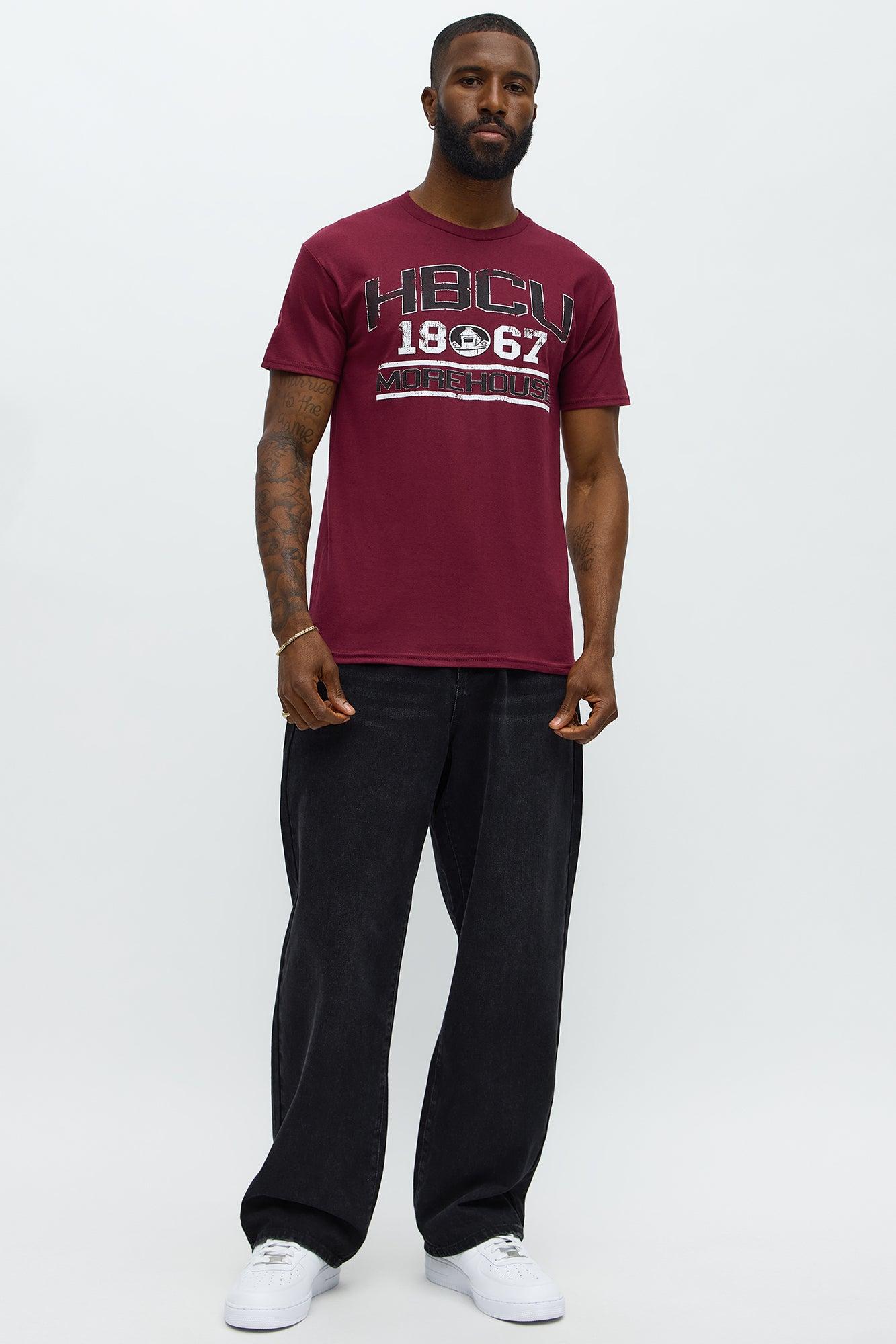 HBCU Morehouse Short Sleeve Tee - Burgundy Product Image