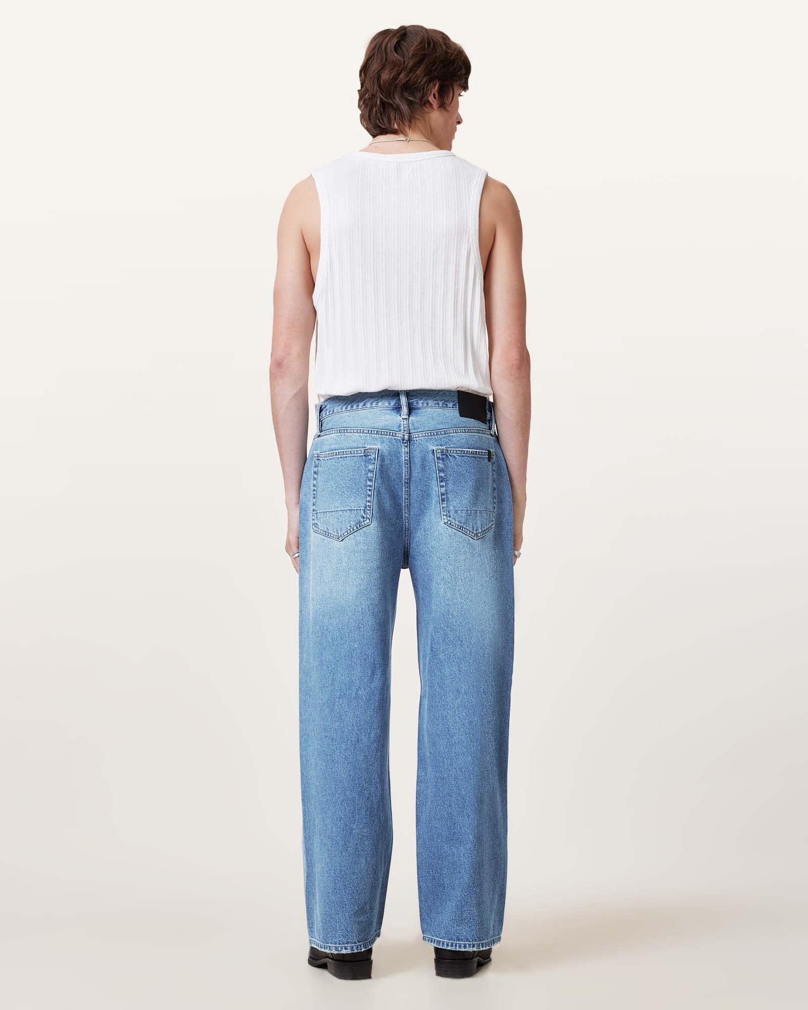 Lenny Loose Fit Wide Leg Denim Jeans Product Image