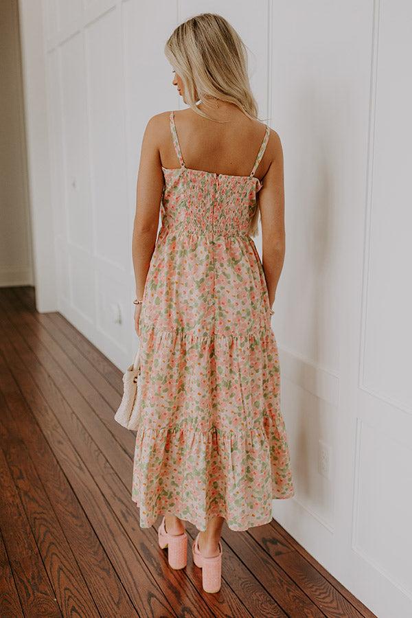 Magnolia Garden Floral Midi Dress Product Image