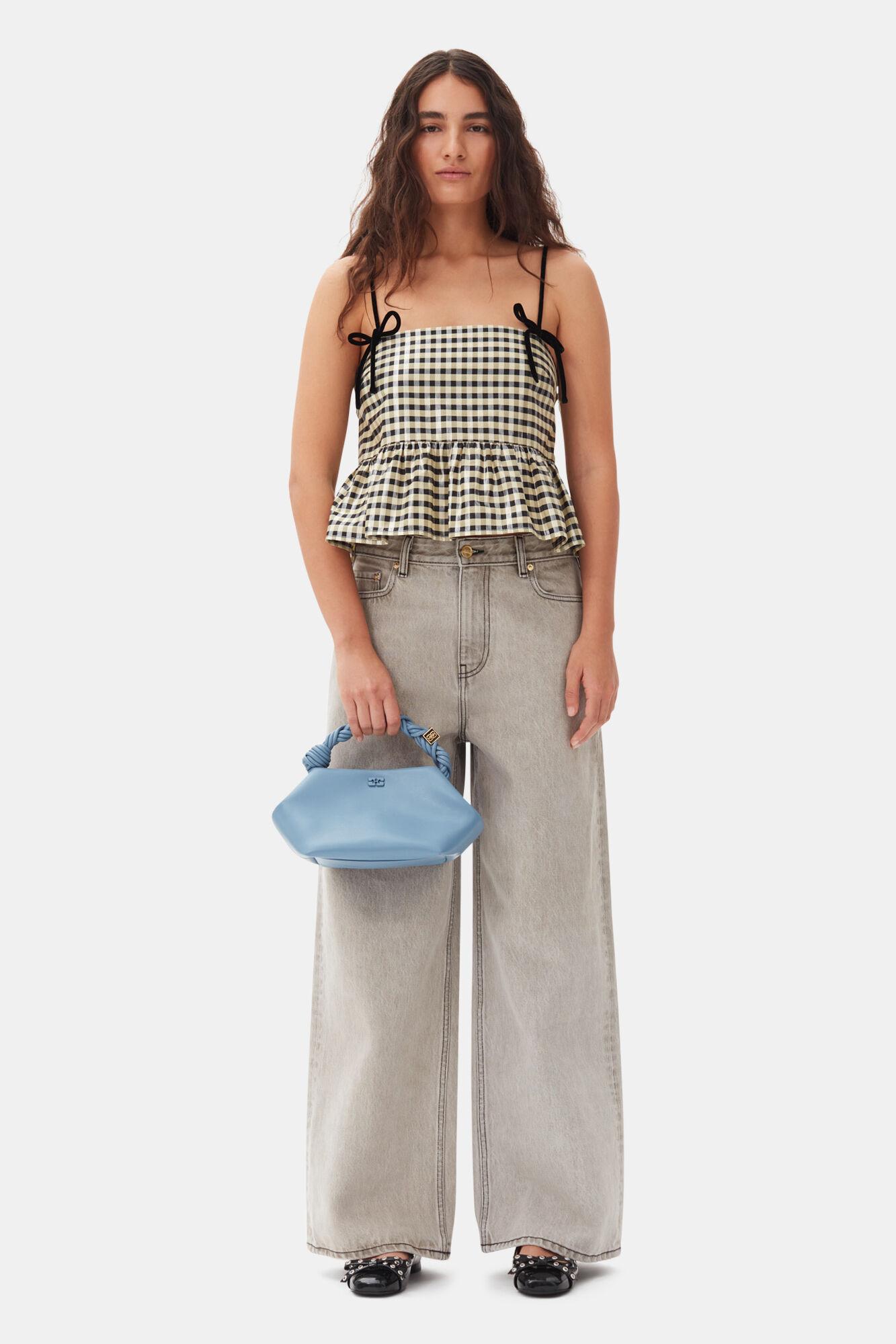 Grey Future Denim Wide Jeans Product Image