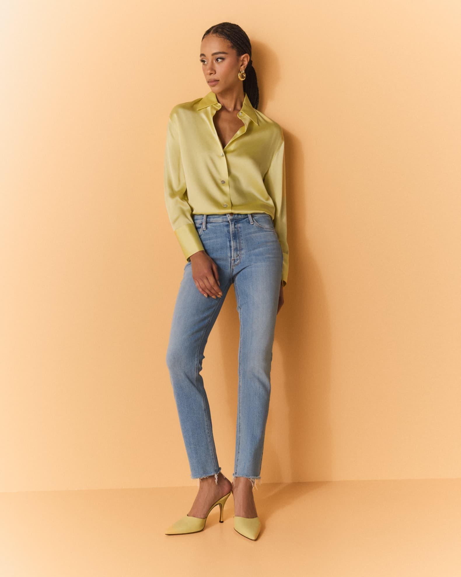 The Mid-Rise Dazzler Ankle Fray Jeans Product Image