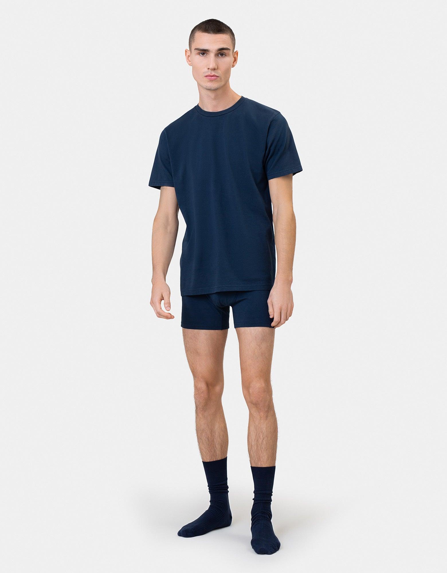 Classic Organic Boxer Briefs - Heather Grey Product Image