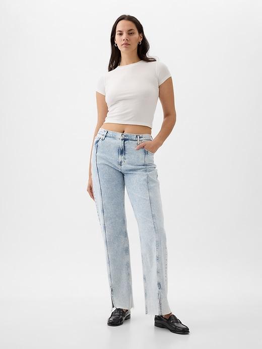 Mid Rise 90s Loose Jeans Product Image