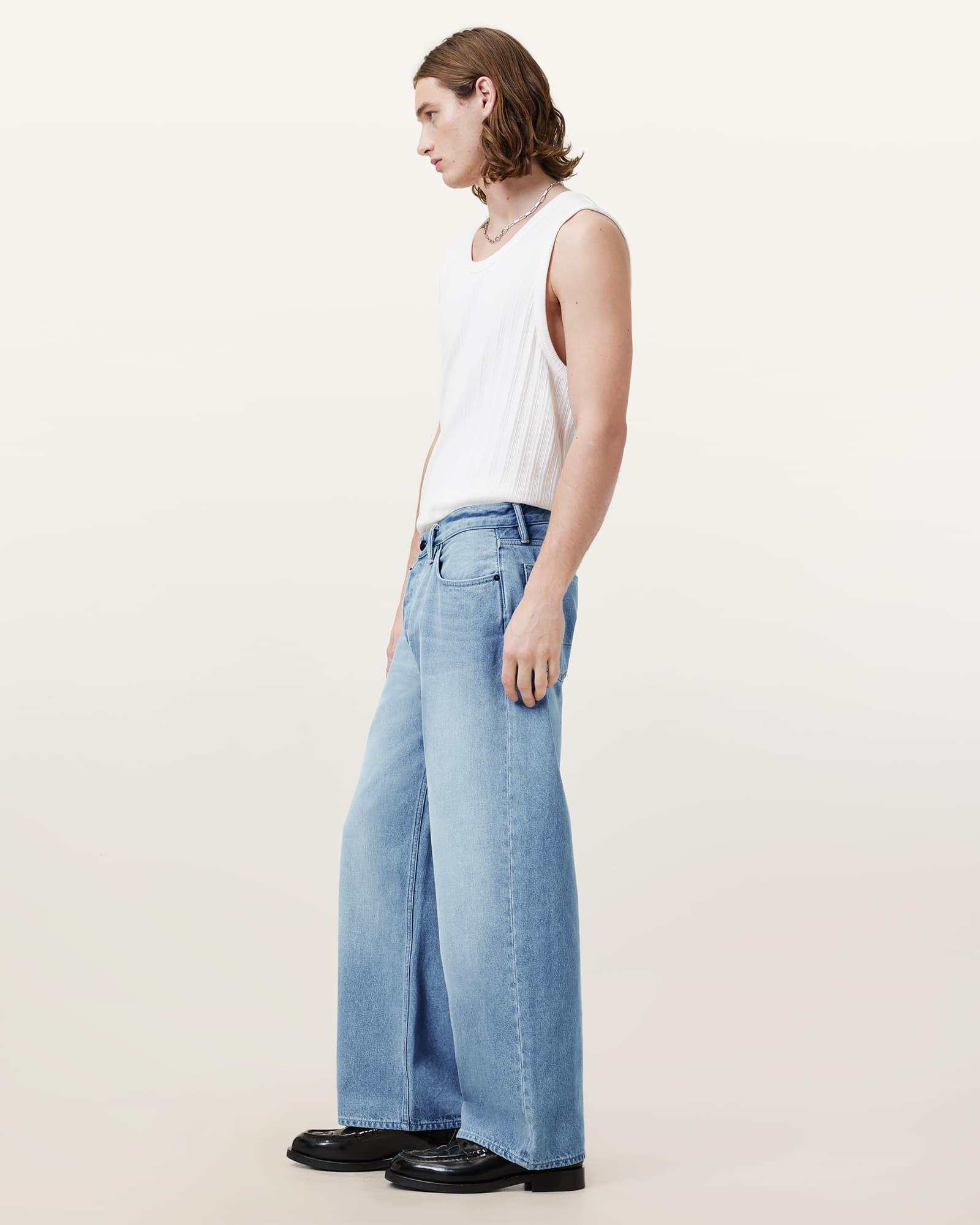Lenny Loose Fit Wide Leg Denim Jeans Product Image