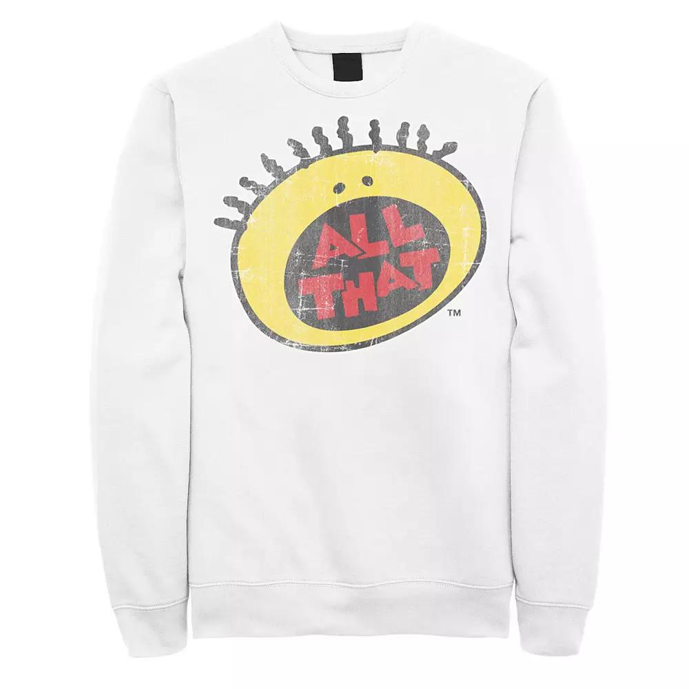 Men's Nickelodeon All That Classic Vintage Face Sweatshirt,  Product Image