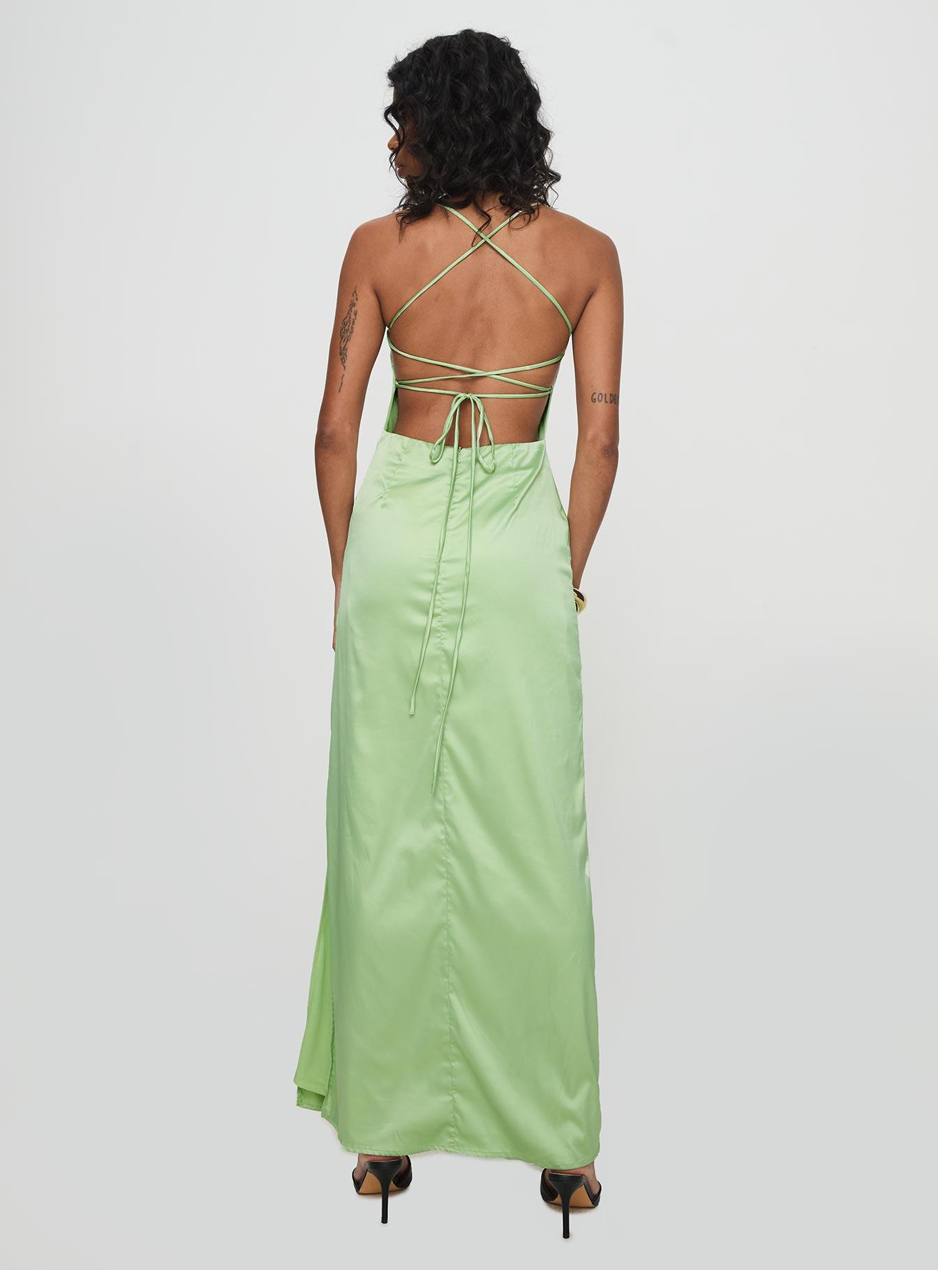 Roselyn Maxi Dress Sage Product Image