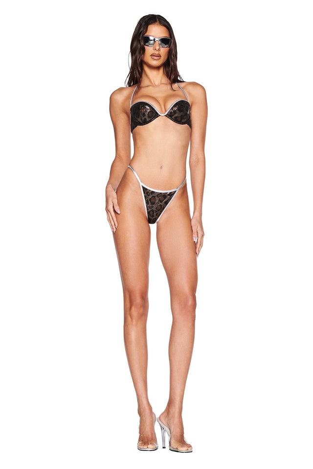 HONEY BIKINI BOTTOM - CLASSIC LEOPARD Product Image