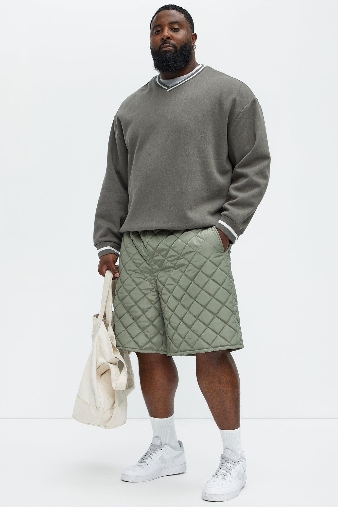 Tyson See The Signs V-Neck Sweatshirt - Grey Product Image