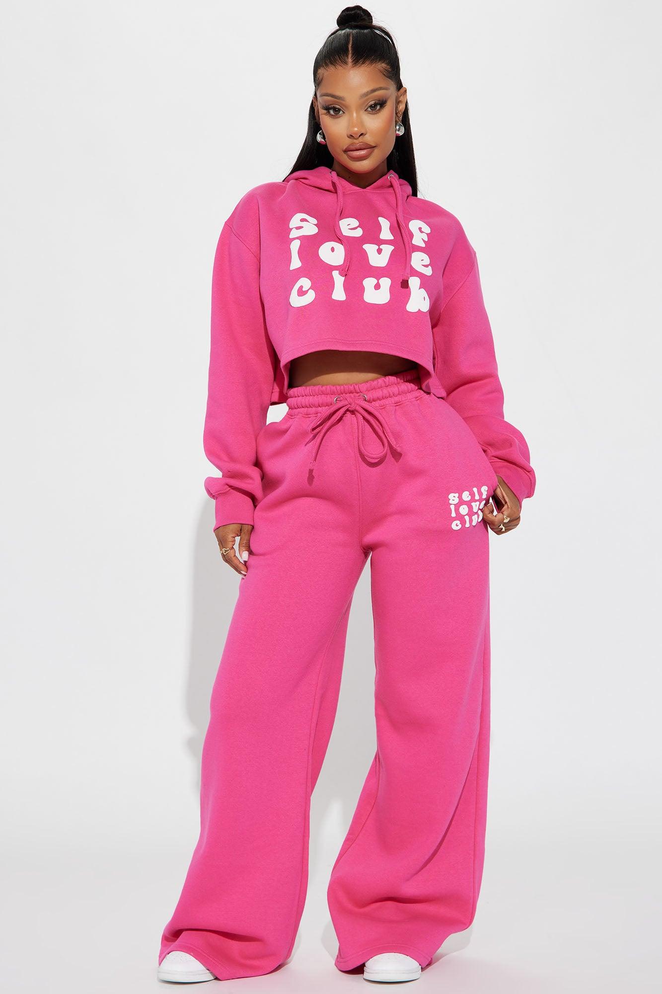 Self Love Club Hoodie - Pink Product Image