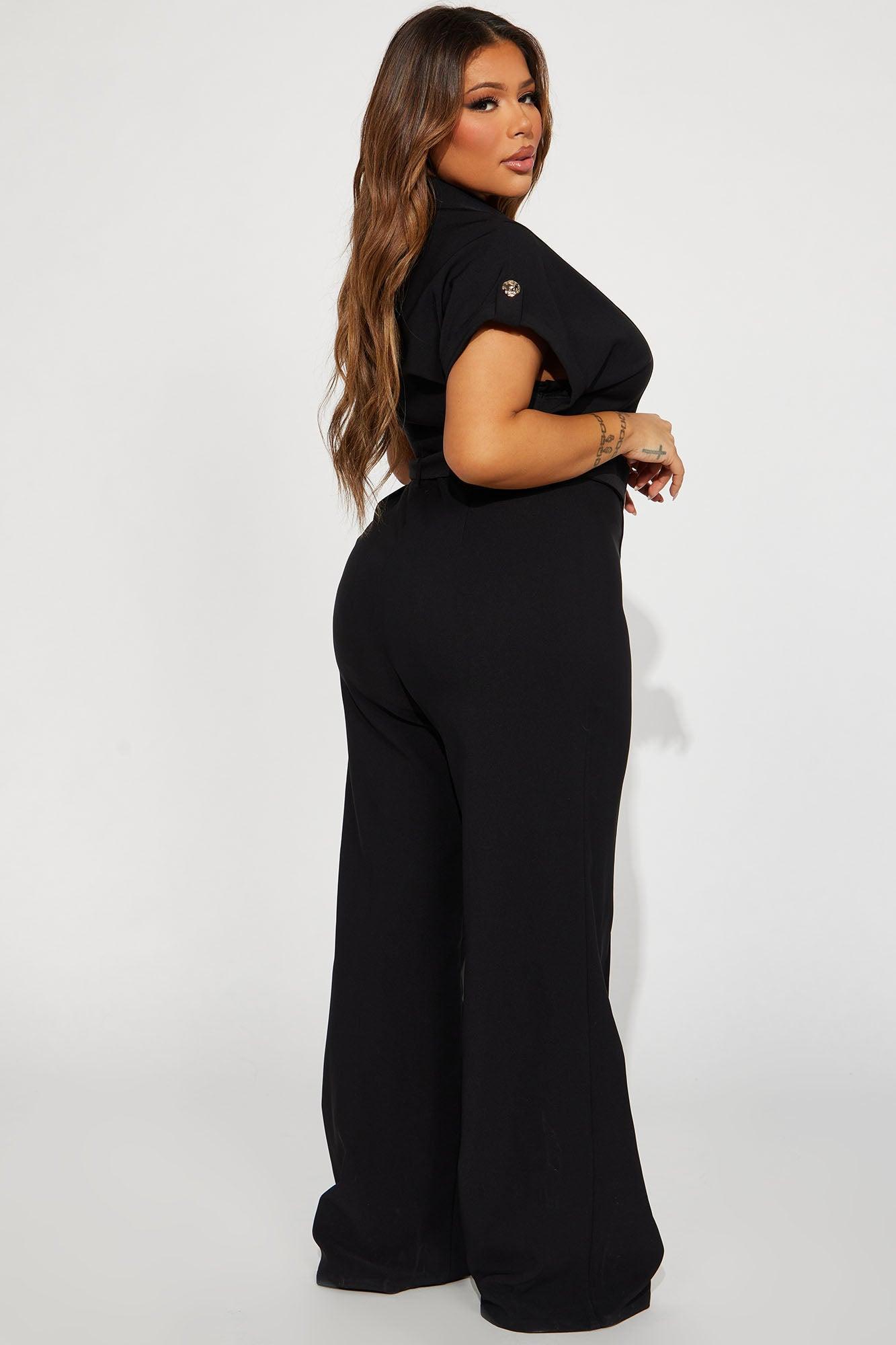 Fall For You Jumpsuit - Black Product Image