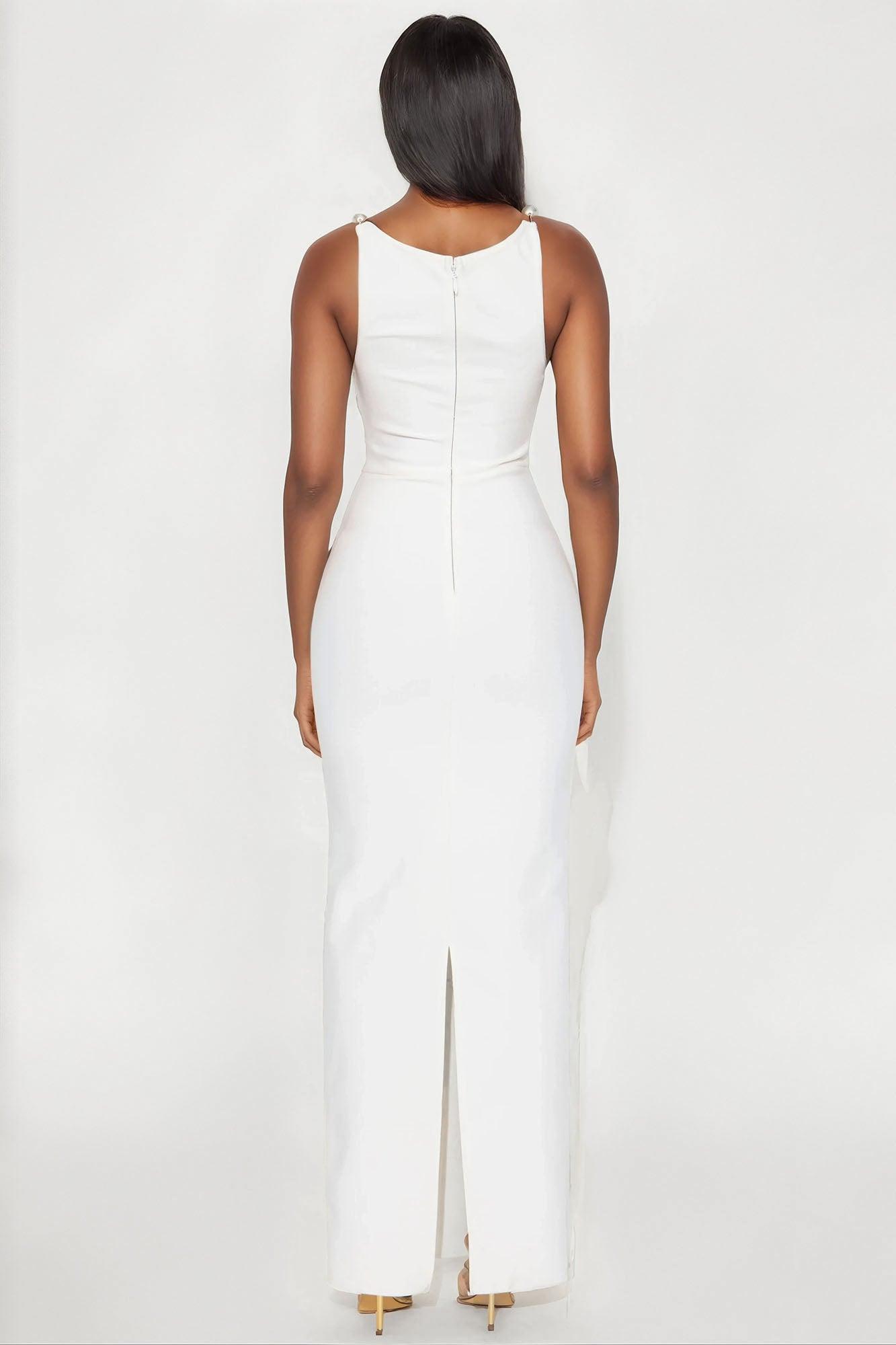 Deandra Bandage Maxi Dress - White Female Product Image