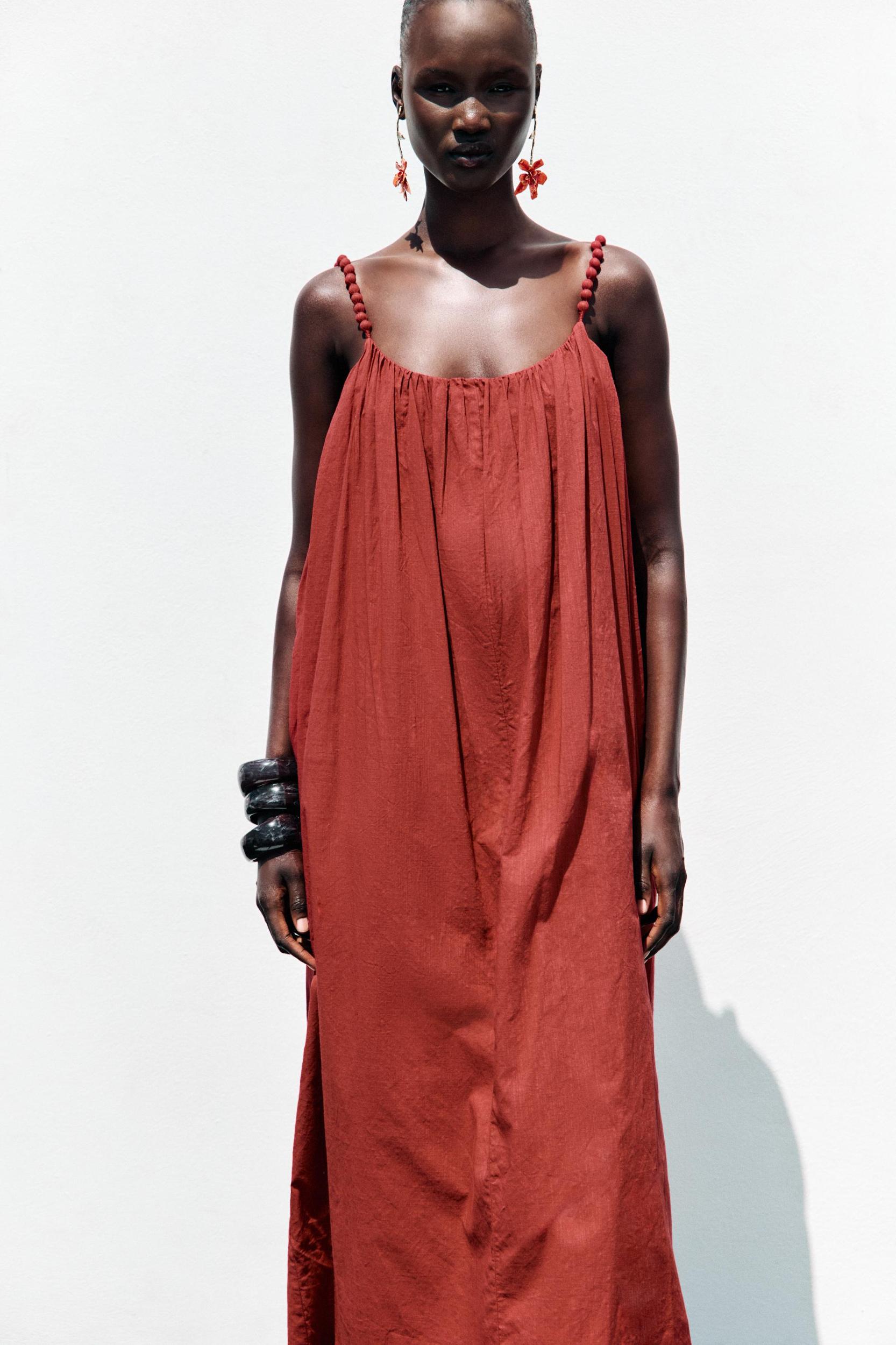 OVERSIZED STRAPPY DRESS Product Image