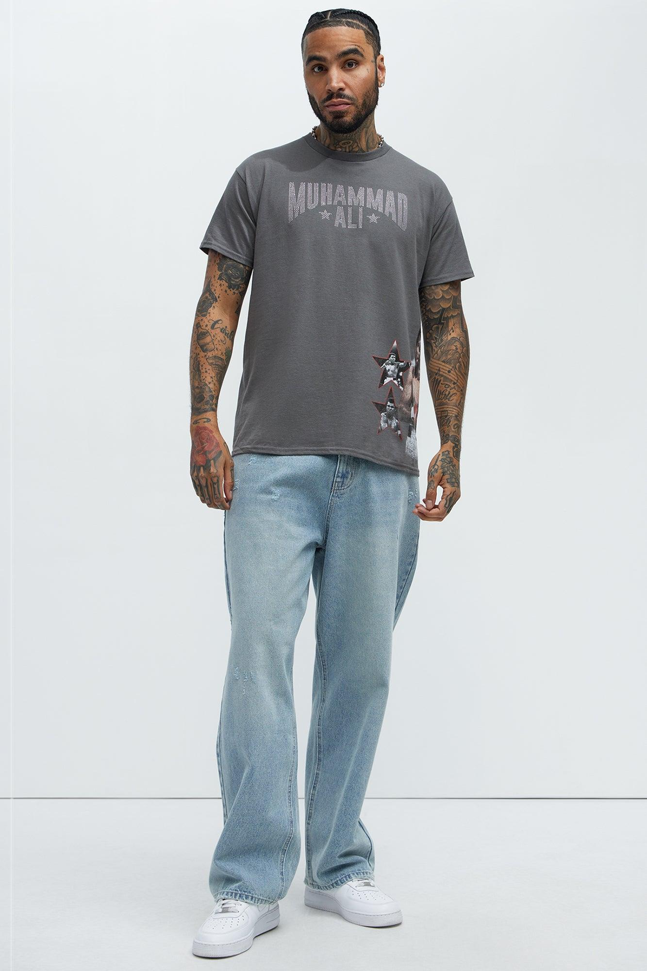 Muhammad Ali The King Short Sleeve Tee - Charcoal Product Image