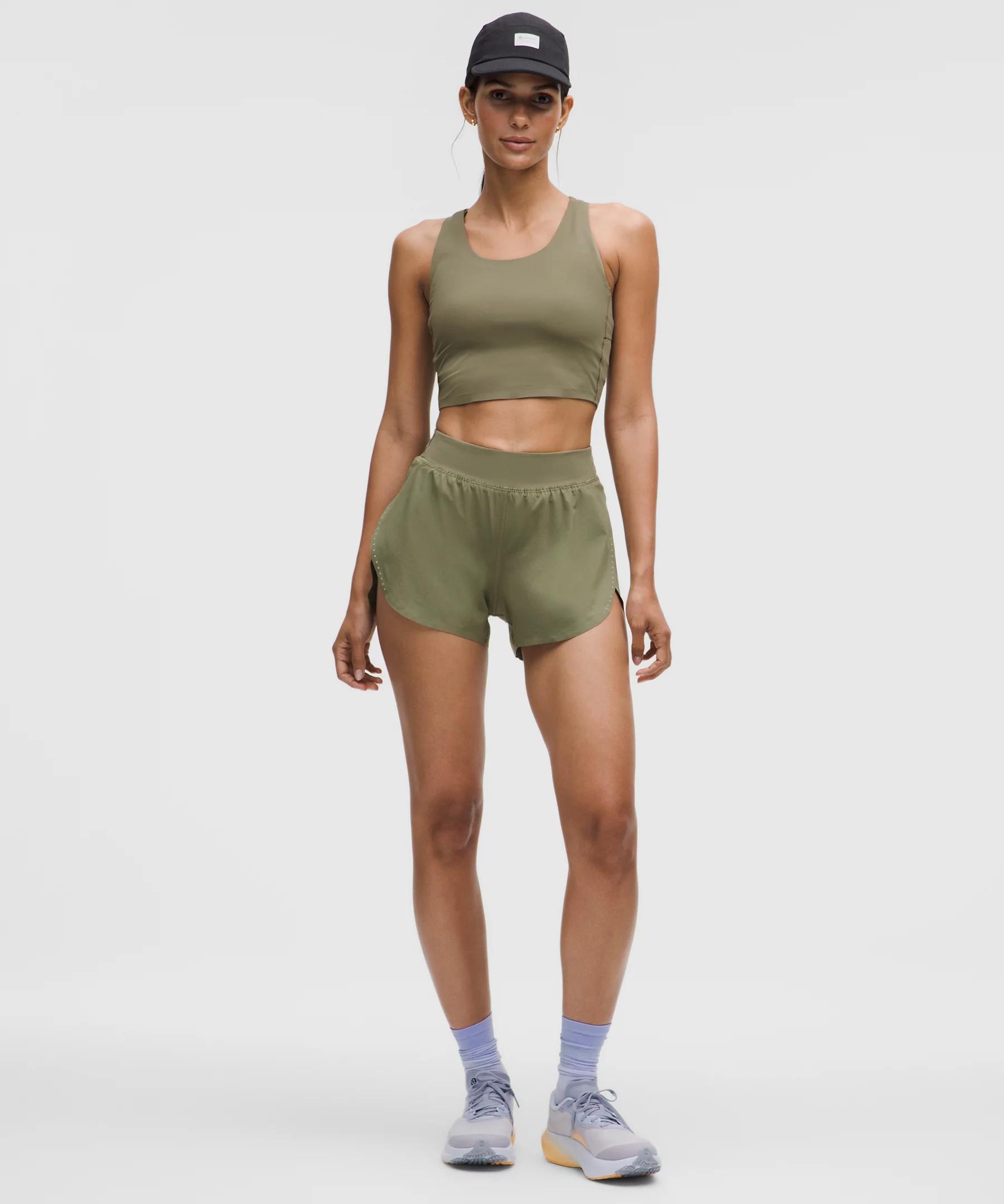 Fast and Free High-Rise Classic-Fit Split Short 3" Product Image