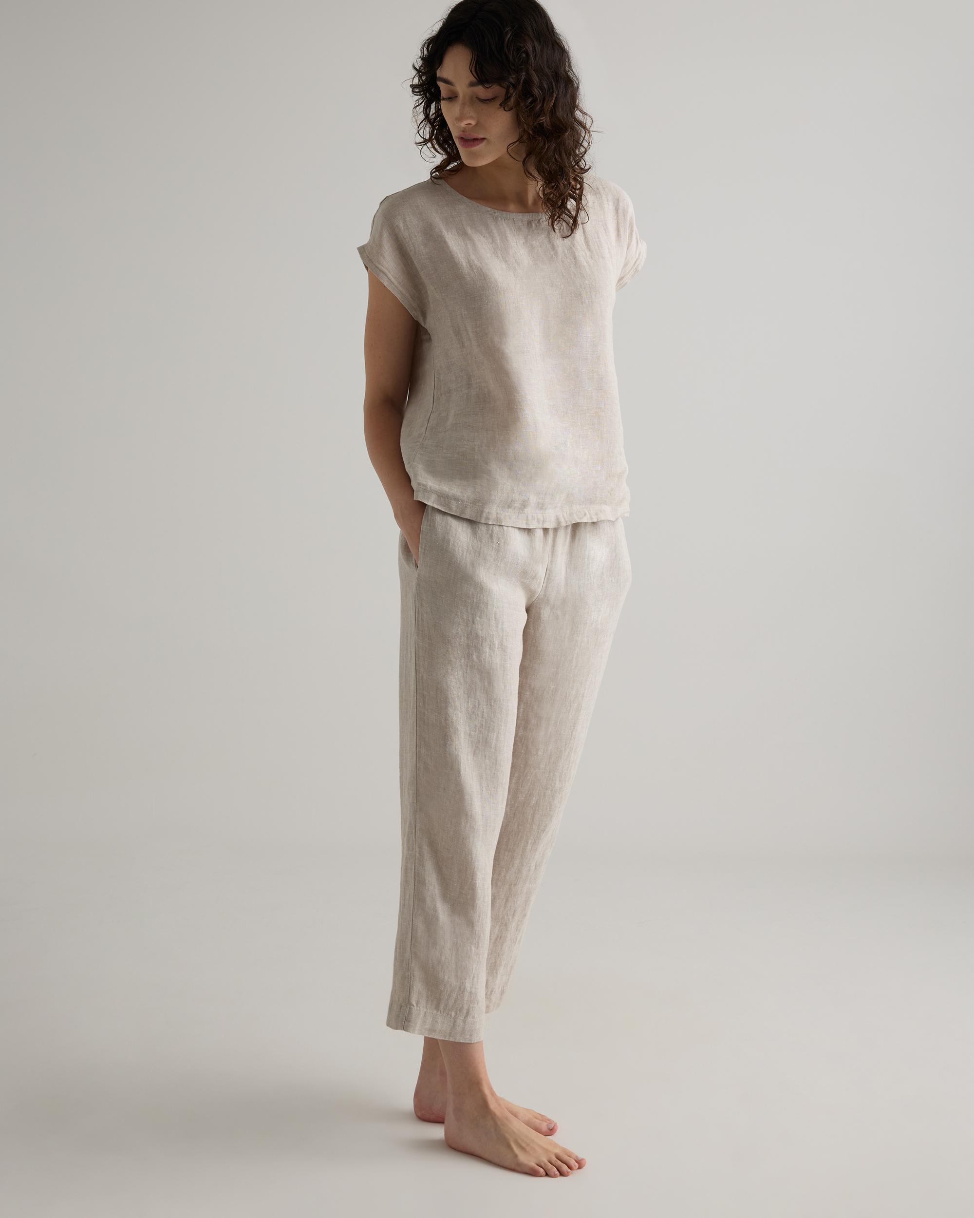 Quince | Women's 100% European Linen Pajama Set Product Image