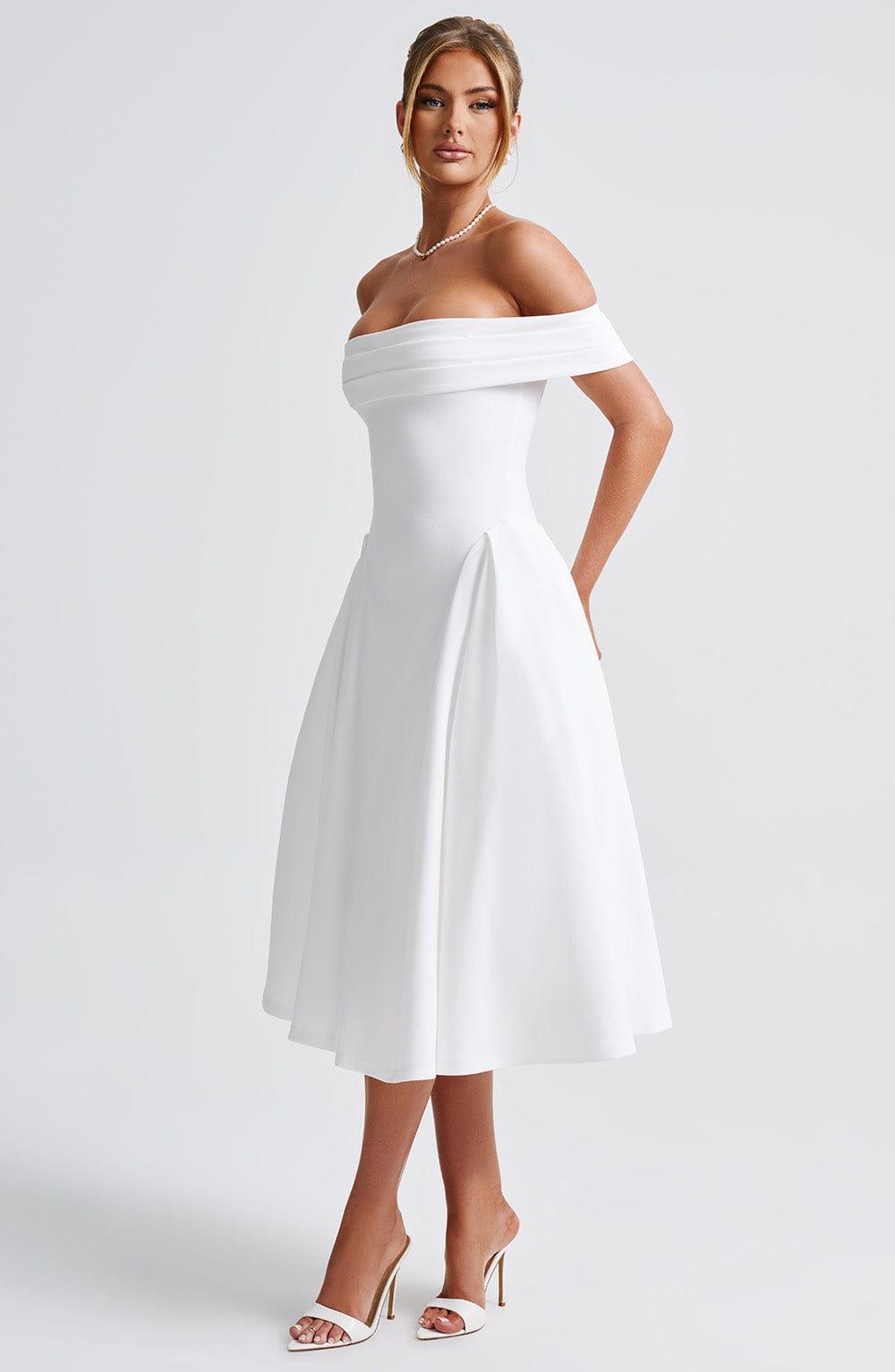 Miranda Midi Dress - Ivory Product Image
