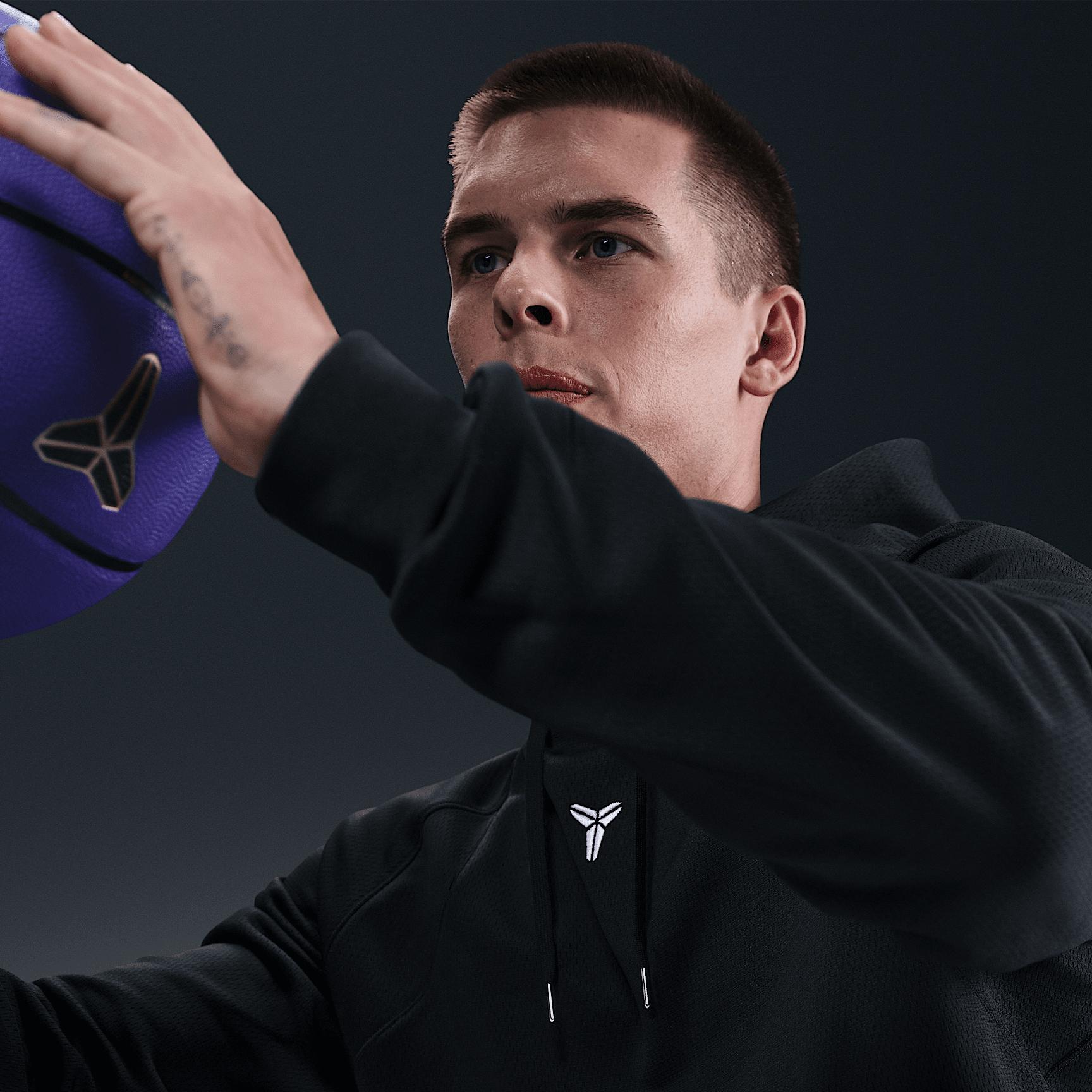 Nike Mens Kobe Therma-FIT Pullover Hoodie | HJ8109-010 Product Image