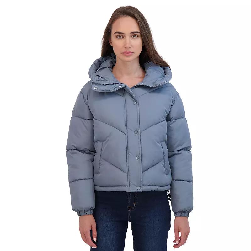 Juniors' Sebby Short Puffer Jacket, Women's,  Product Image