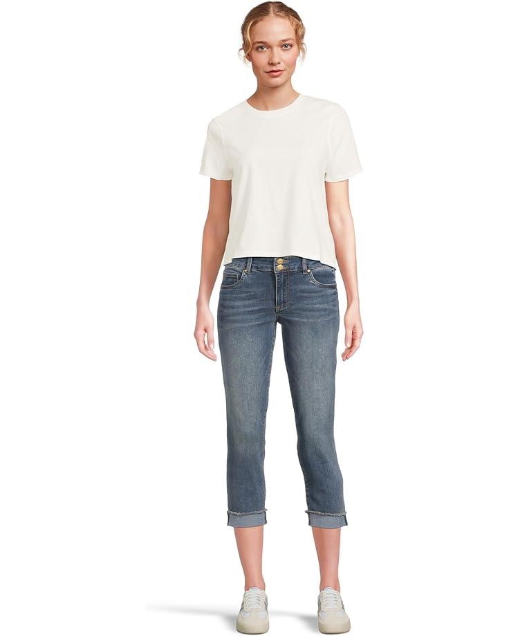 Amy Crop Straight Leg Jeans Product Image