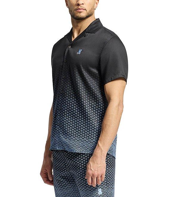 Psycho Bunny Bendigo Tencel Short Sleeve Woven Camp Shirt Product Image