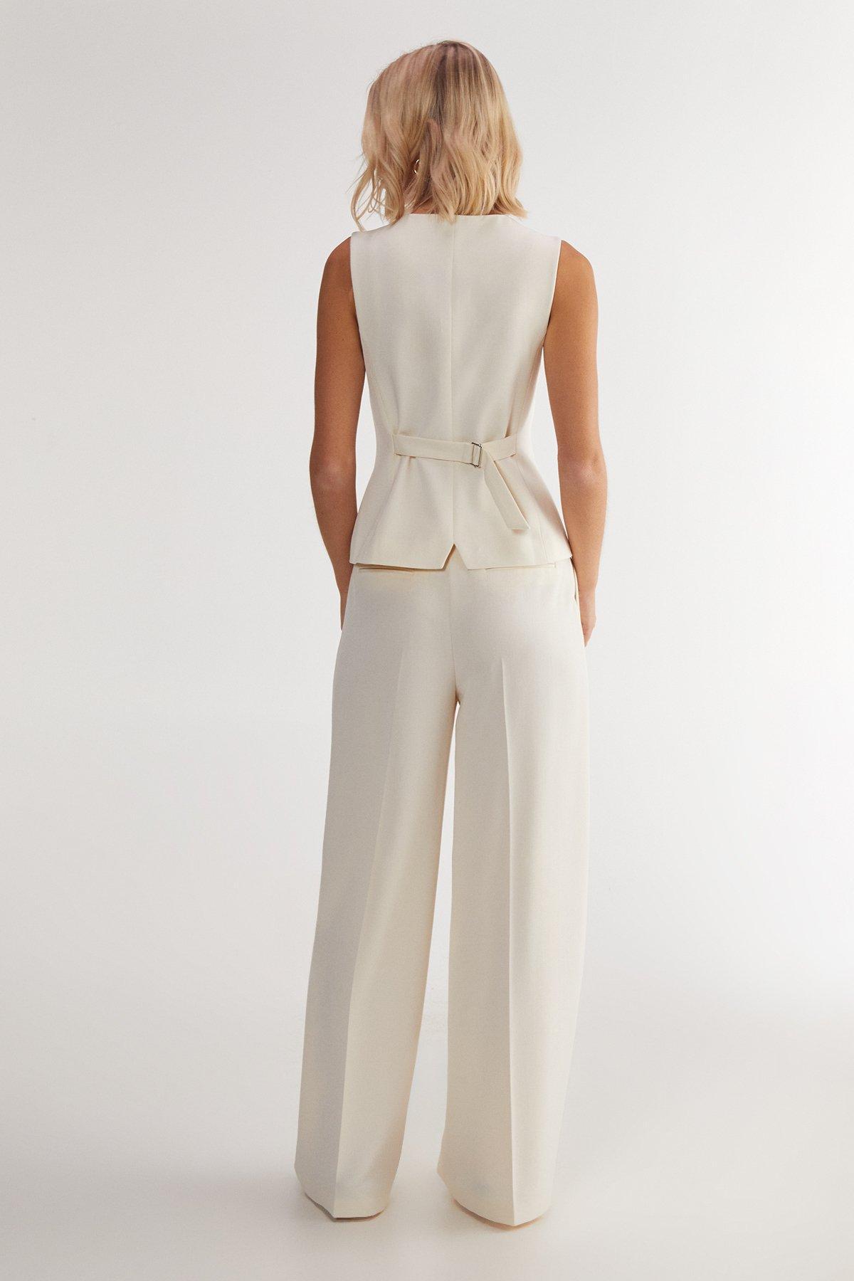 Essentials Pleat Front Tailored Straight Leg Trousers Product Image
