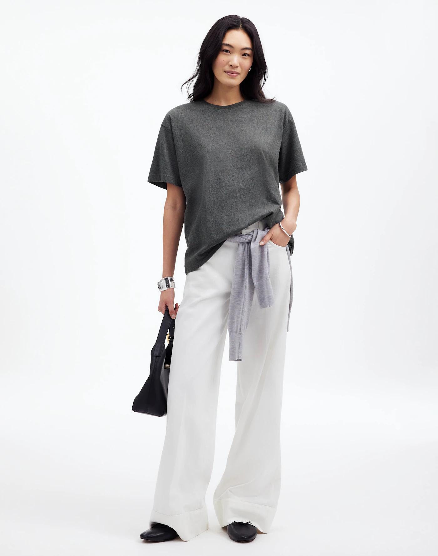 Cotton Relaxed Oversized Tee Product Image