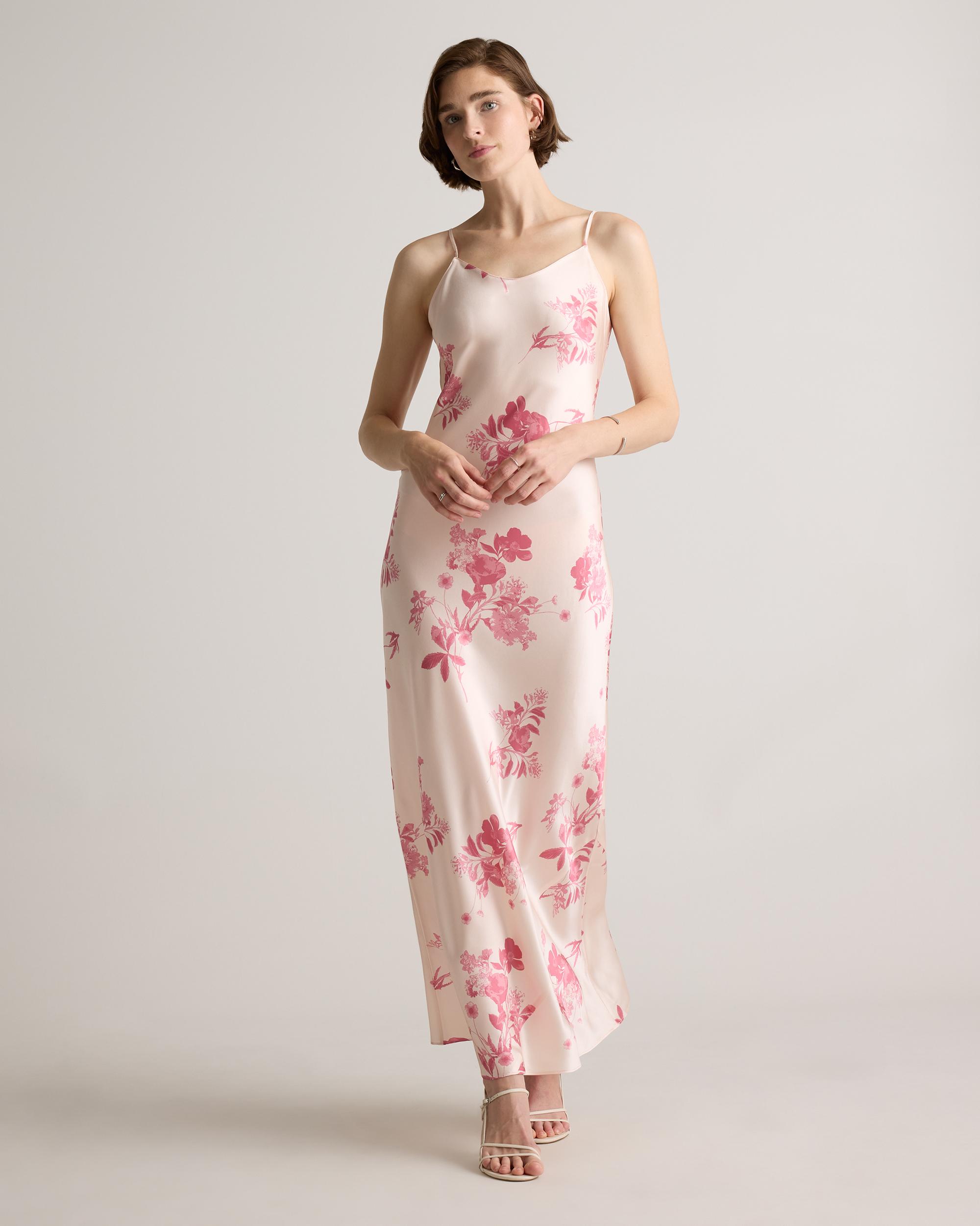Quince | Women's Maxi Slip Dress Size XS, Mulberry Silk Product Image
