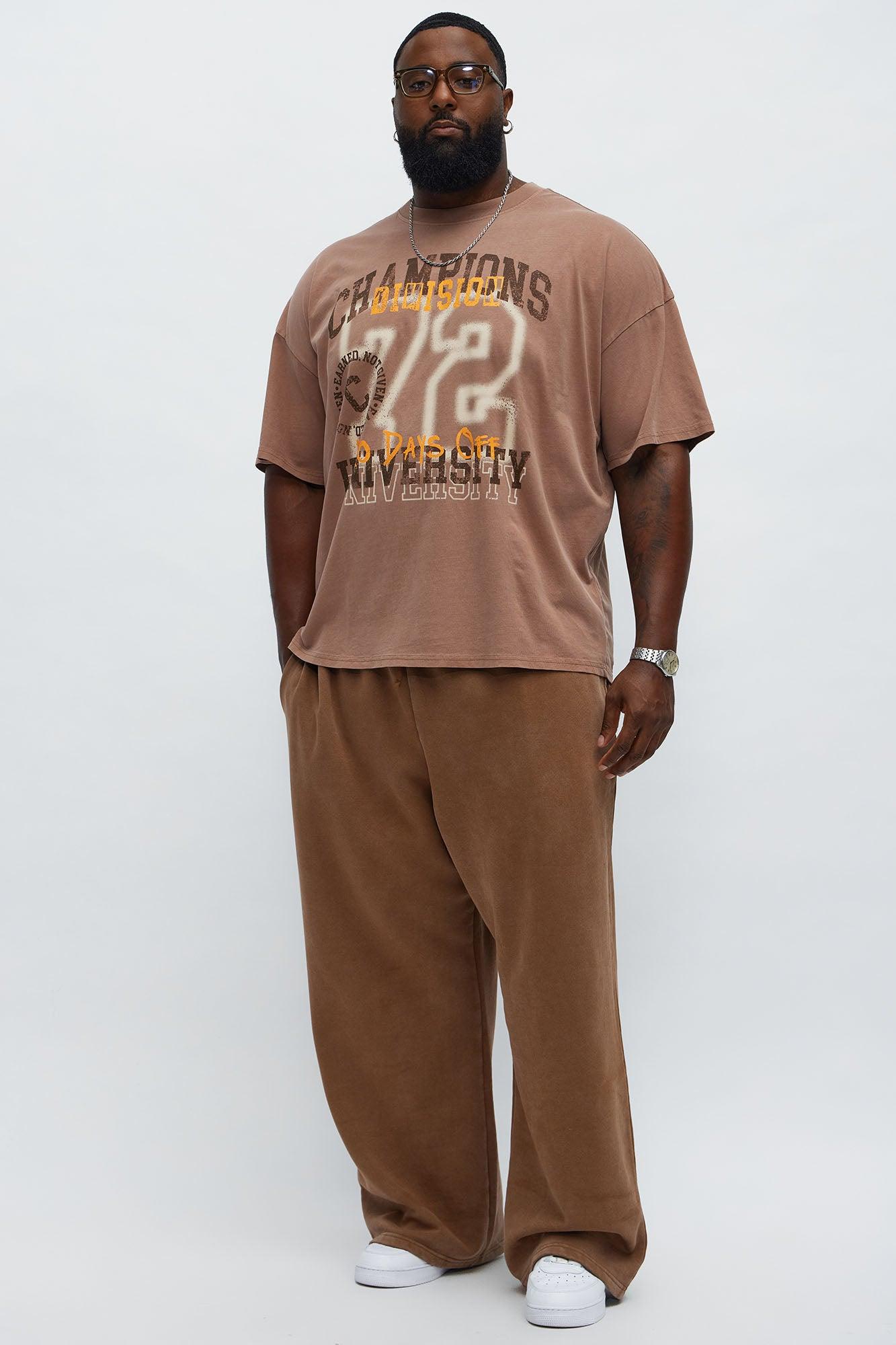 Champions Divisions 72 Oversized Short Sleeve Tee - Brown Male Product Image
