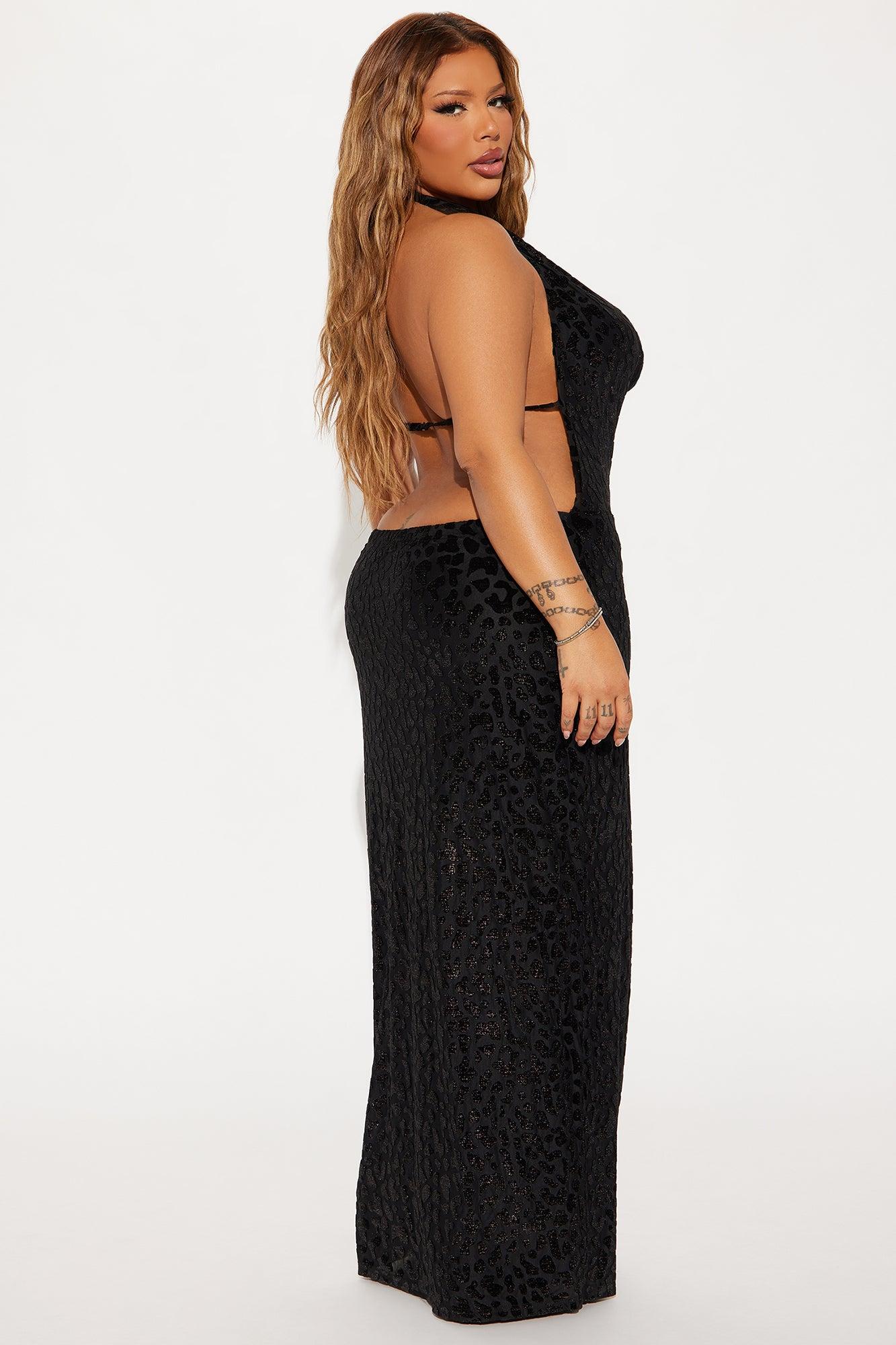 Sophie Backless Maxi Dress - Black Product Image