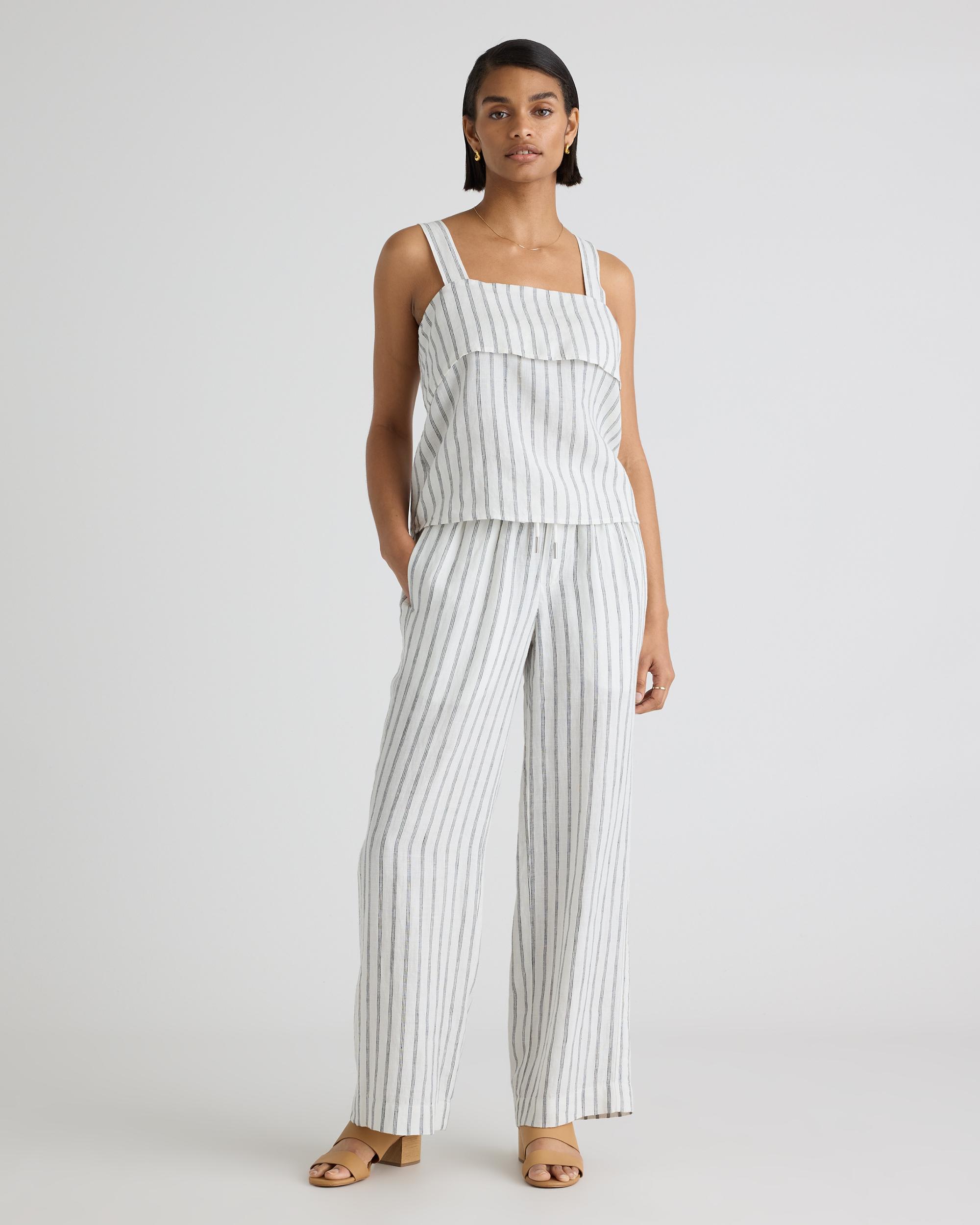 Quince | Women's 100% European Linen Wide Leg Pants Product Image