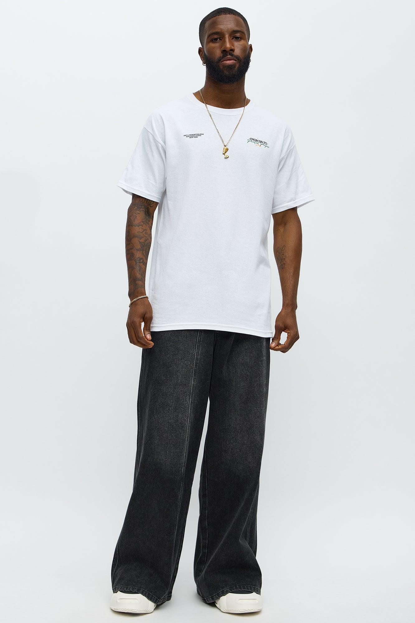 Saint Art Paint Short Sleeve Tee - White Product Image