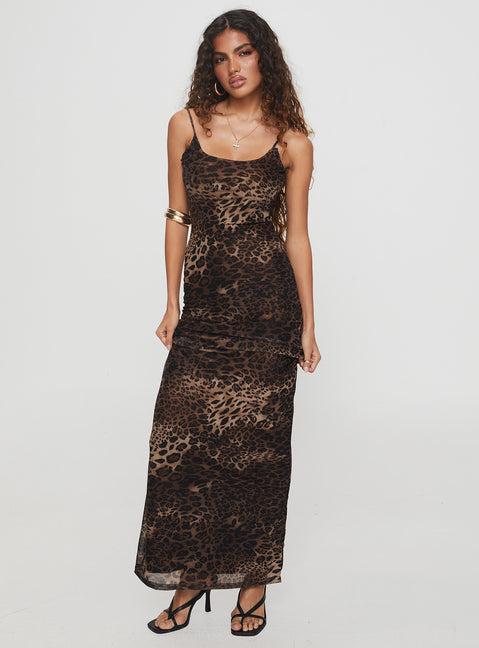 Knox Maxi Dress Leopard Product Image