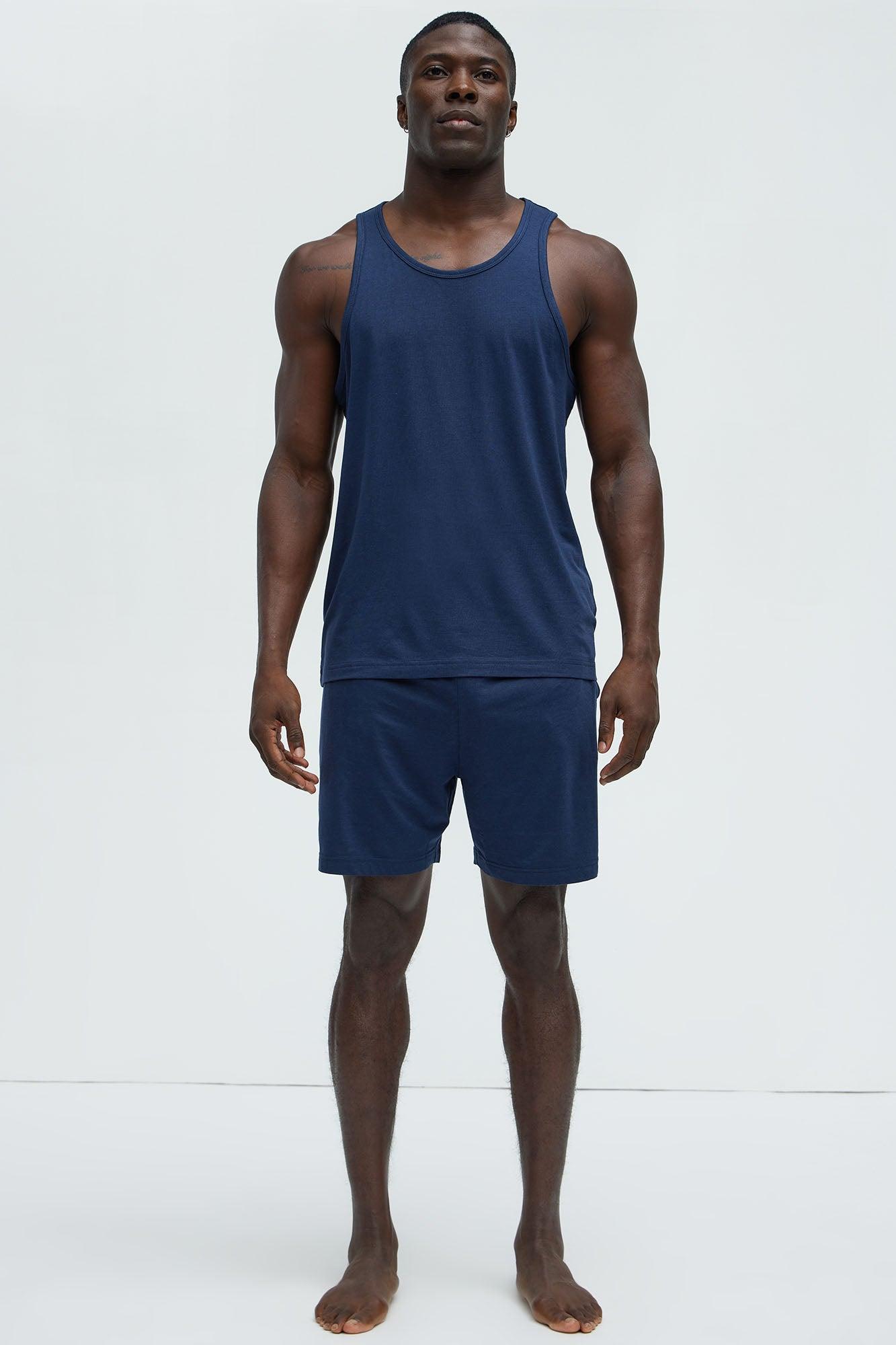 Essential Modal Lounge Shorts - Navy Product Image