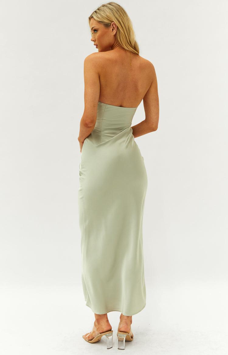 Kenna Sage Maxi Dress Product Image