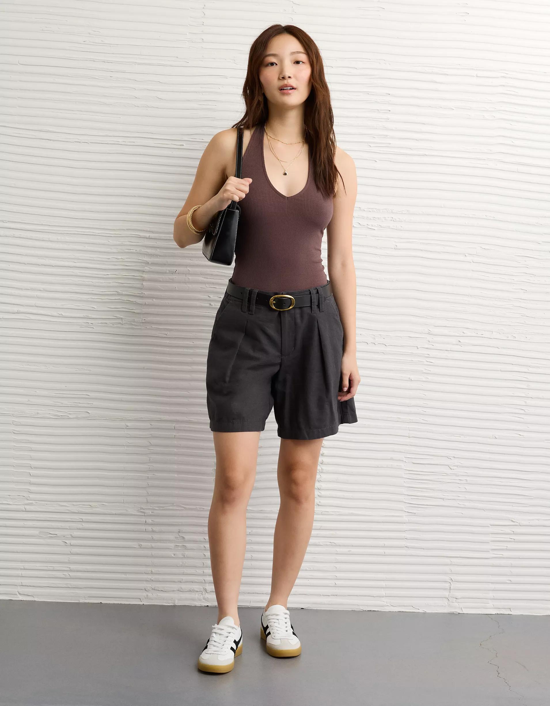 AE Halter V-Neck Bodysuit Product Image