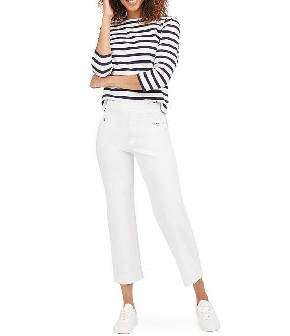 Spanx Stretch Twill Cropped Wide Leg Pants Product Image